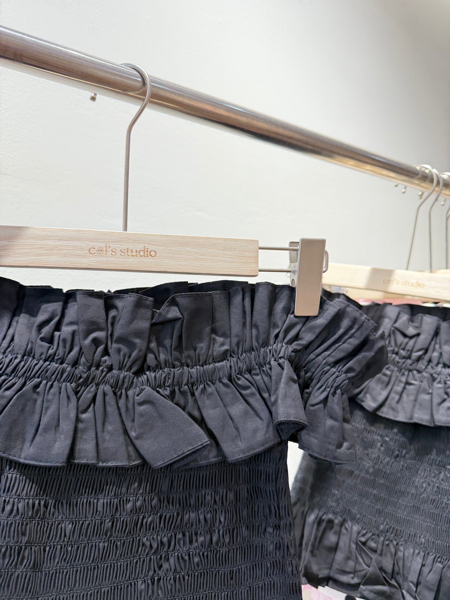 Black khaki off shoulder