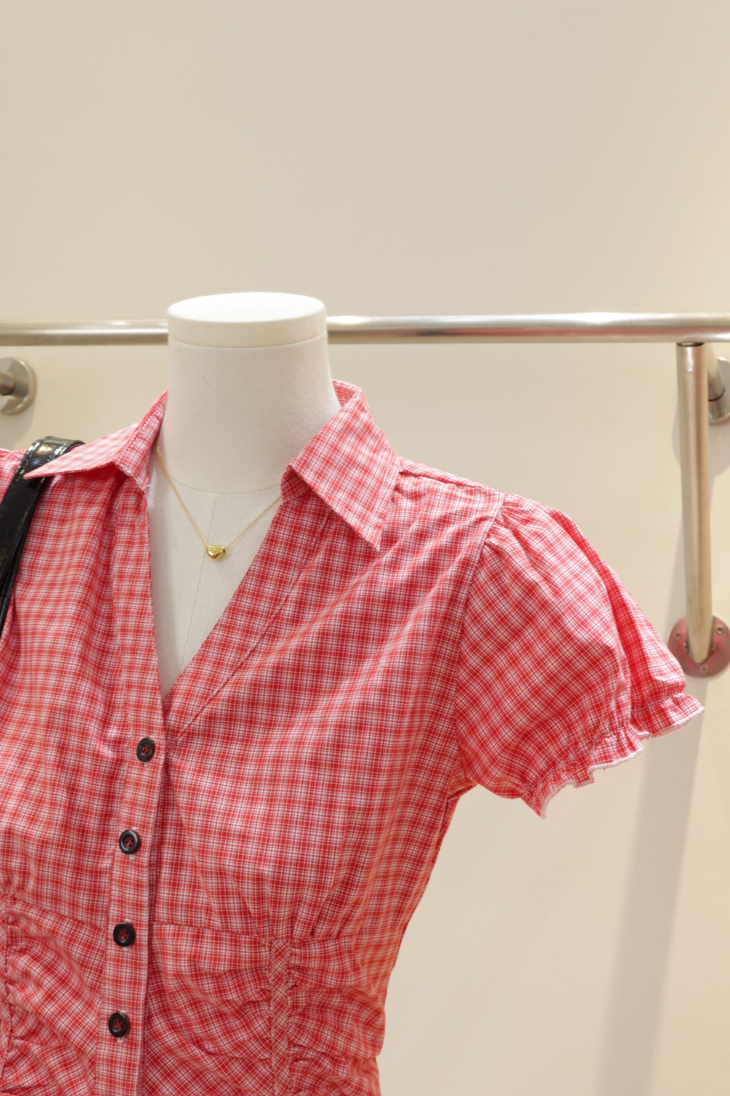 Runched detailed blouse