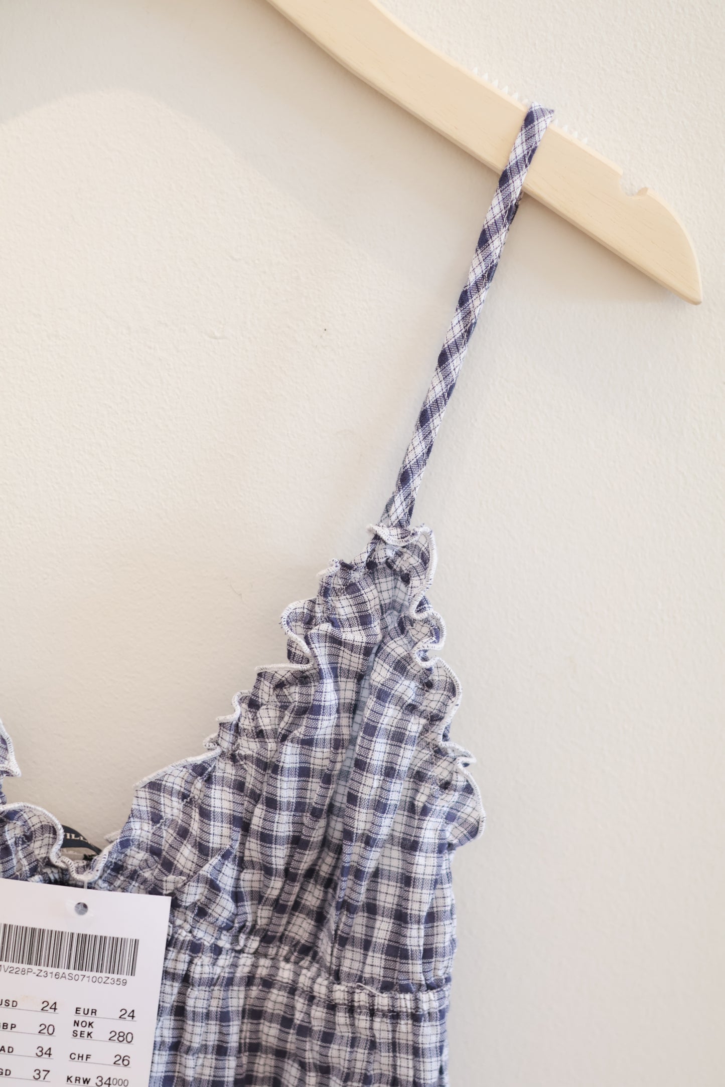 BRANDY PLAID FLOWY