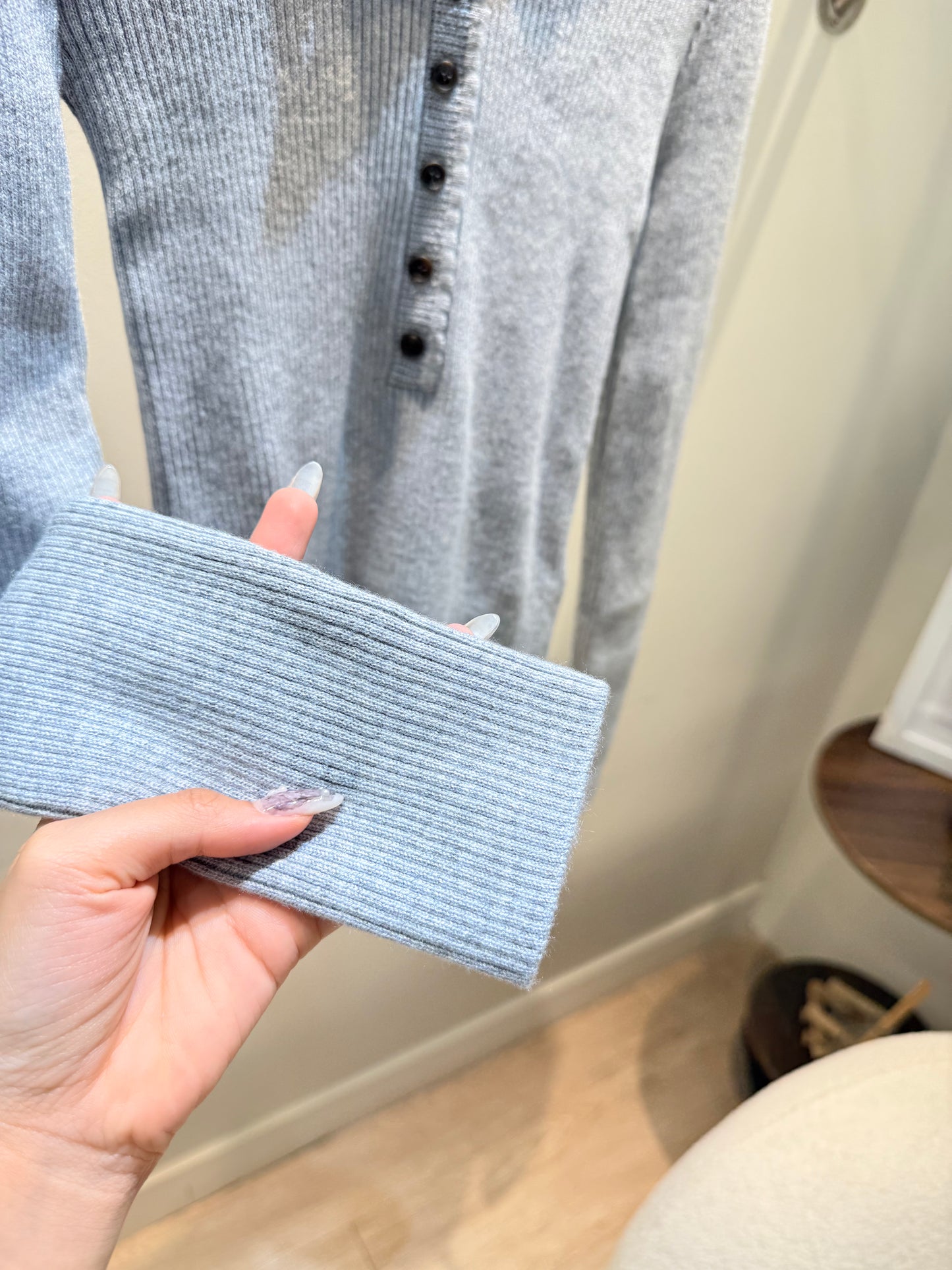 Polo knitted sweater