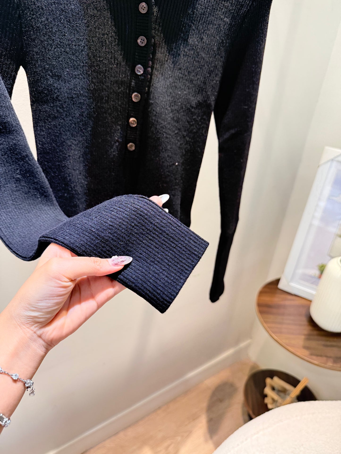 Polo knitted sweater