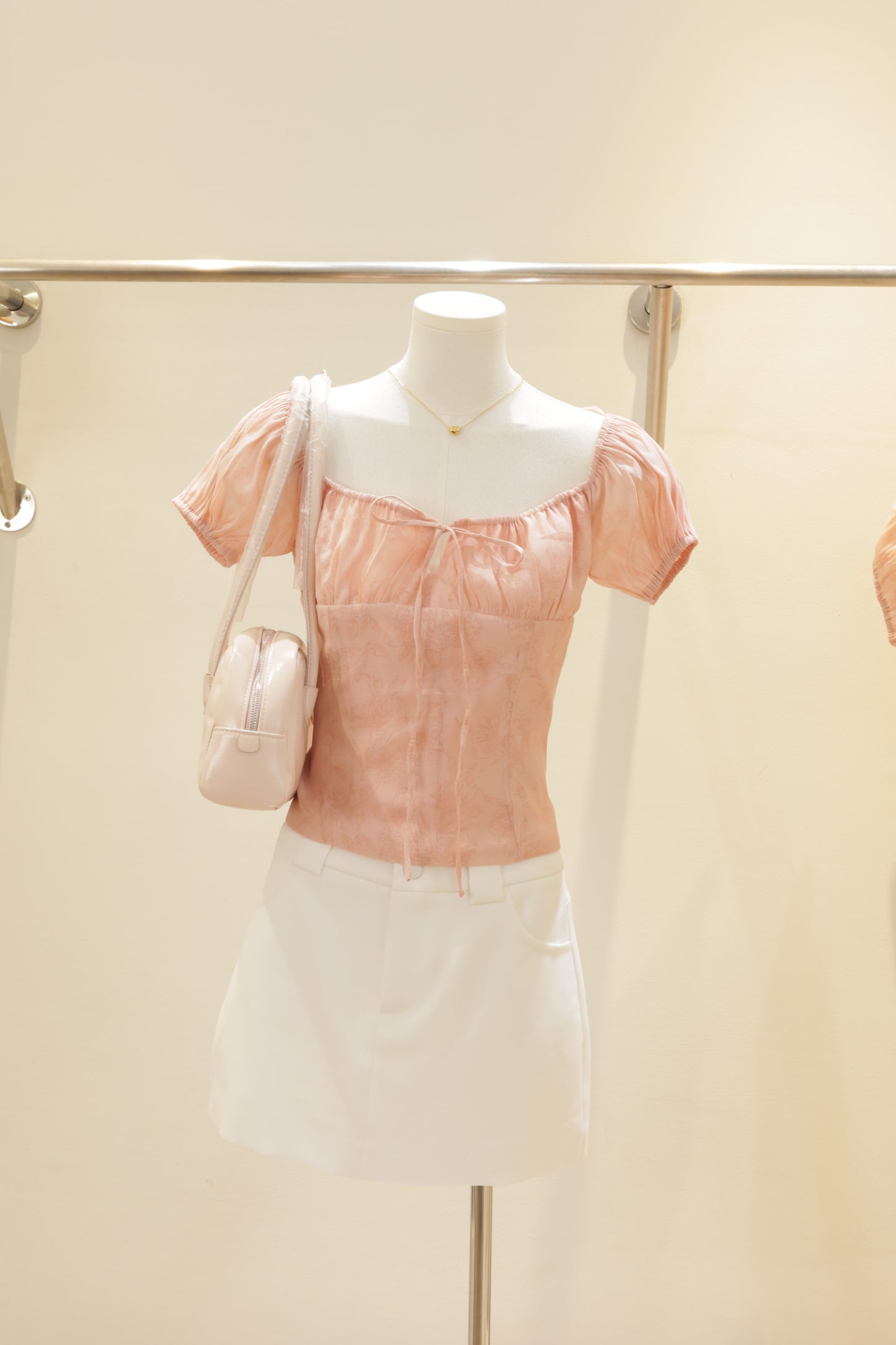 2in1 pink top