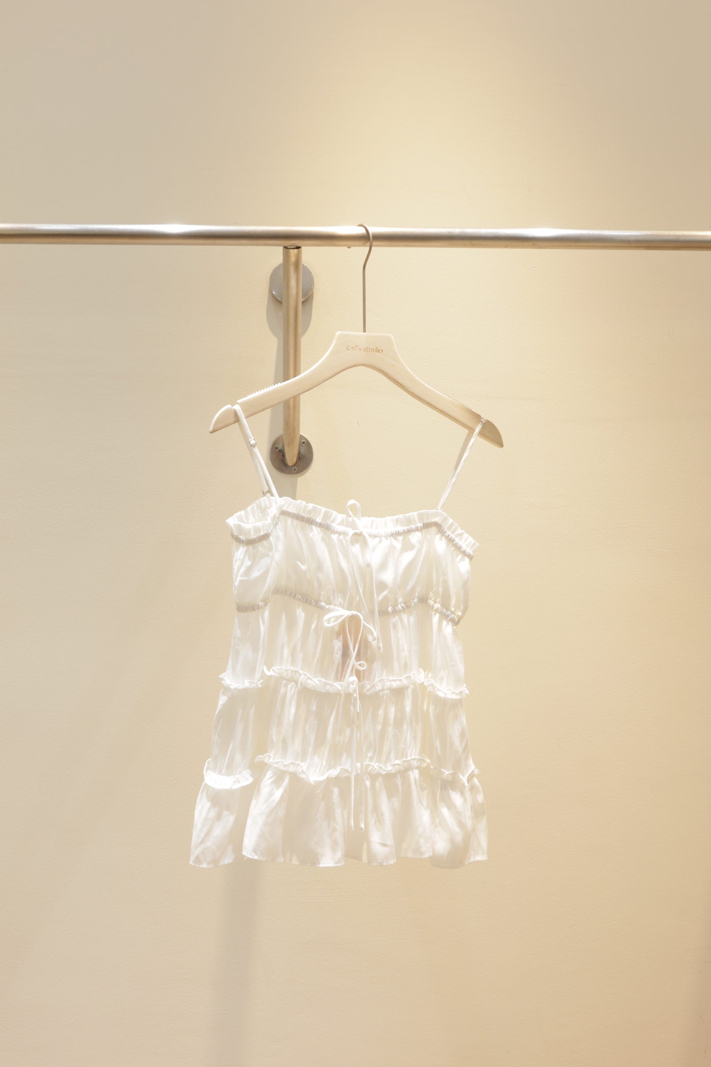 Layered ruffled flowy top