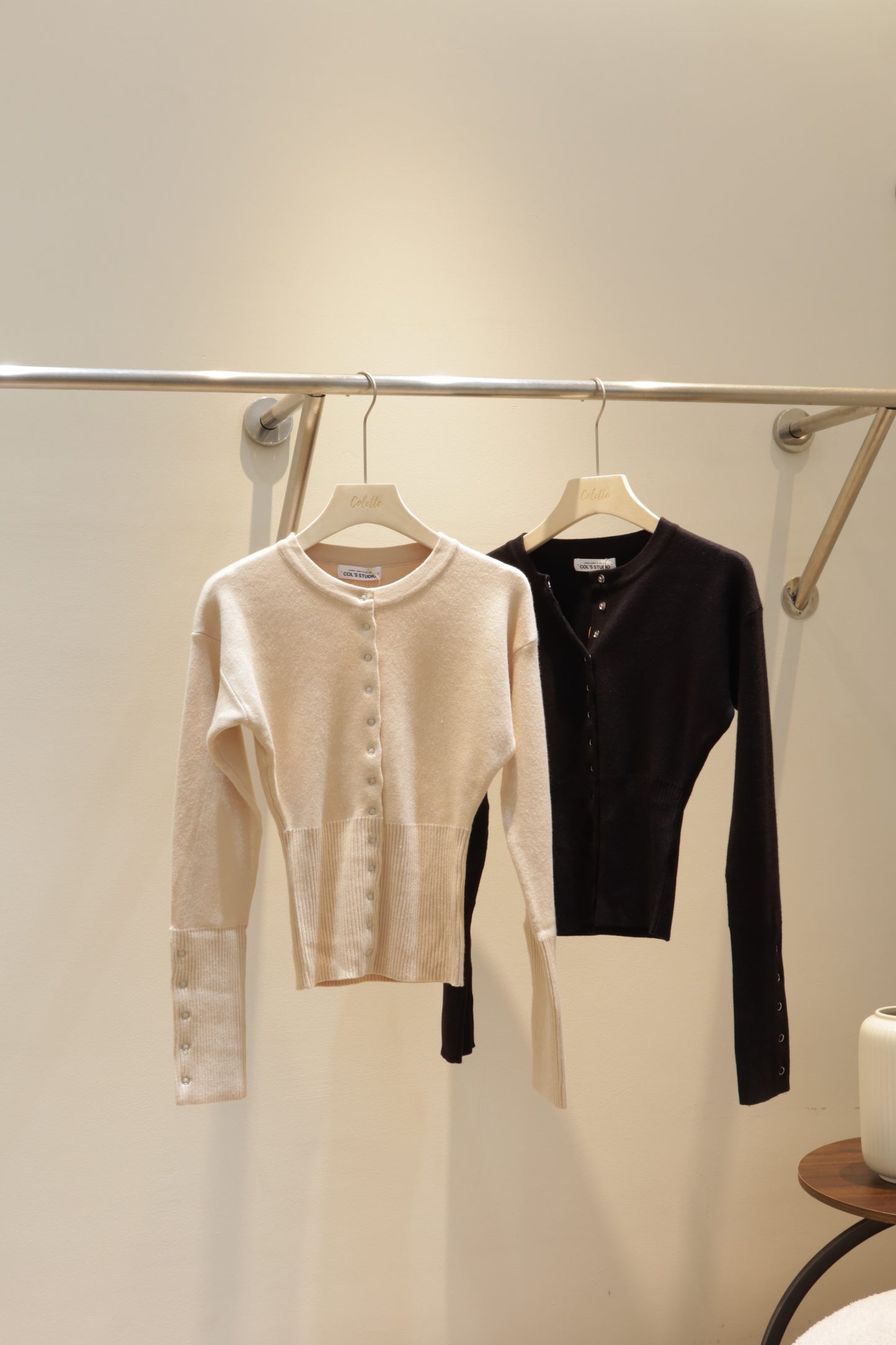 DM buttons cardigan