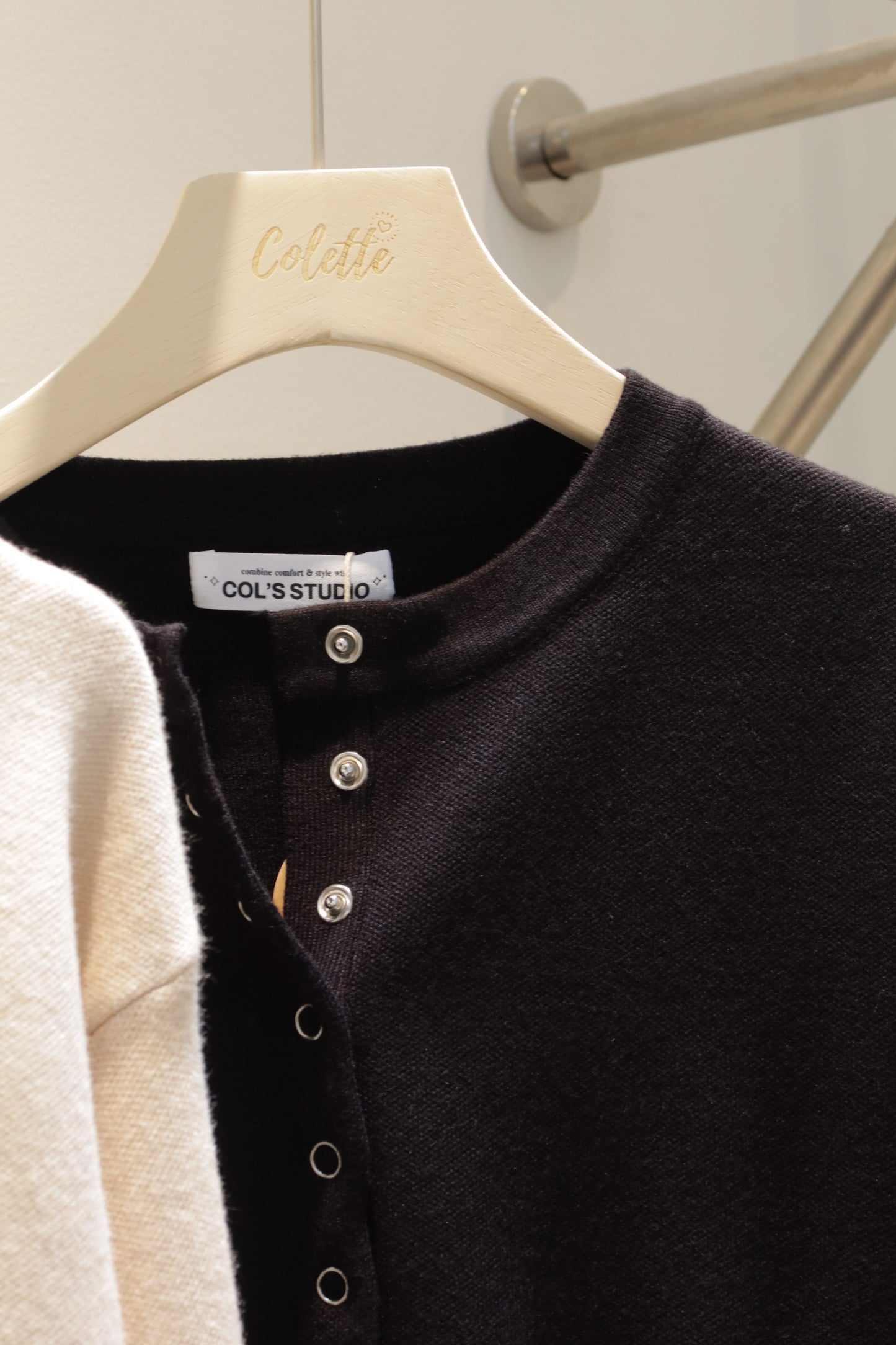 DM buttons cardigan