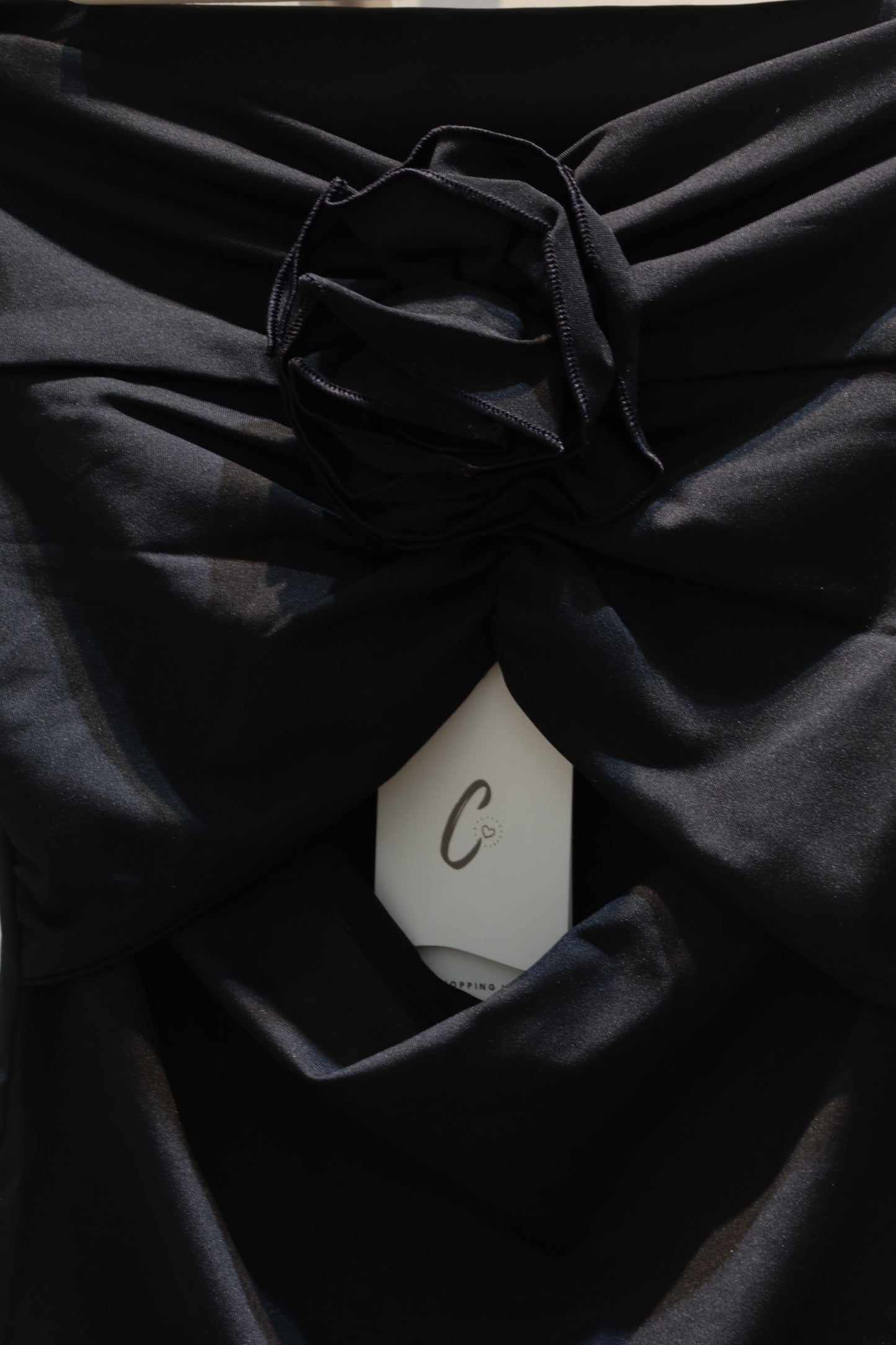 Black rose off shoulder top