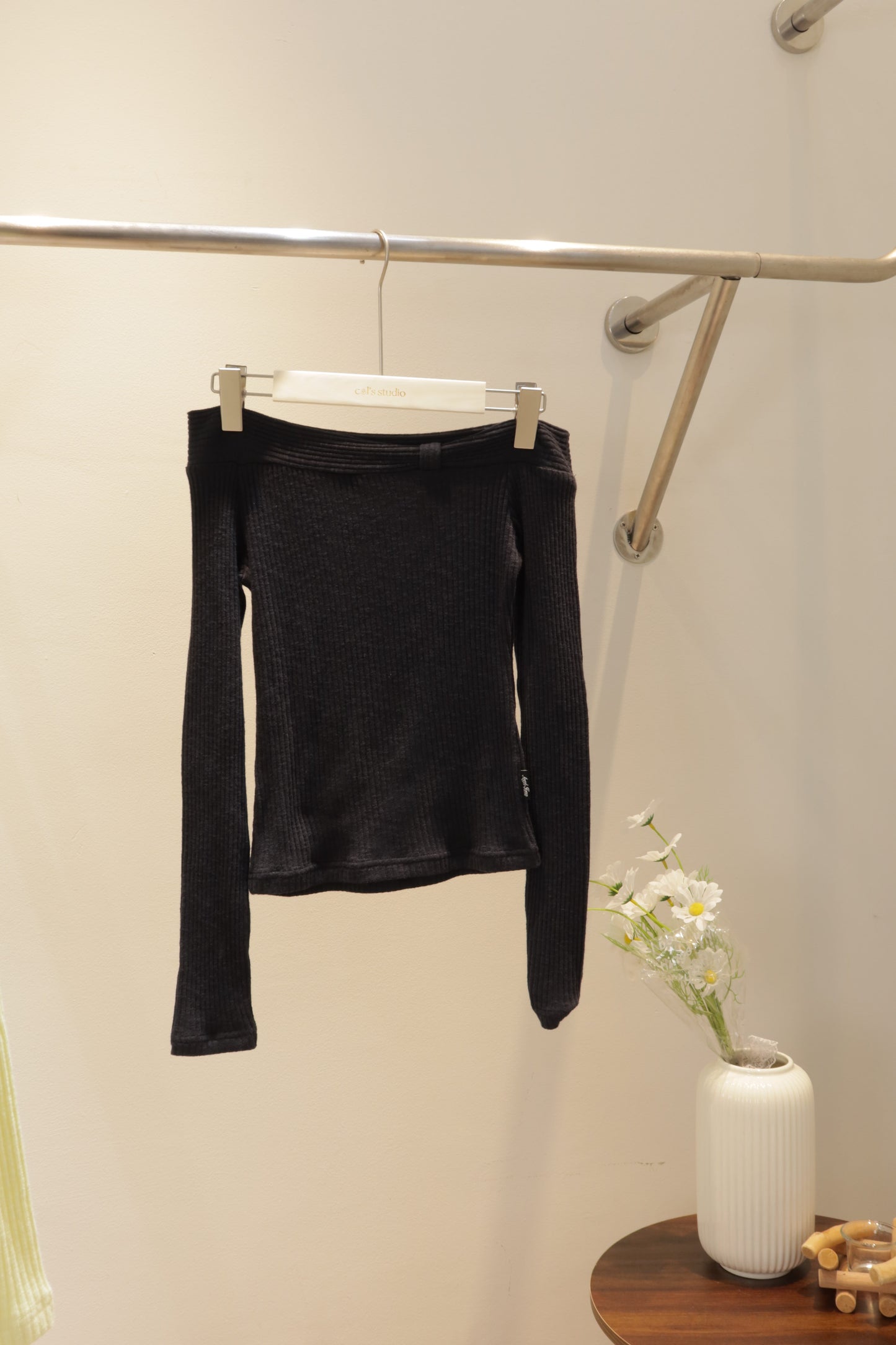 Squared detailed long sleeve