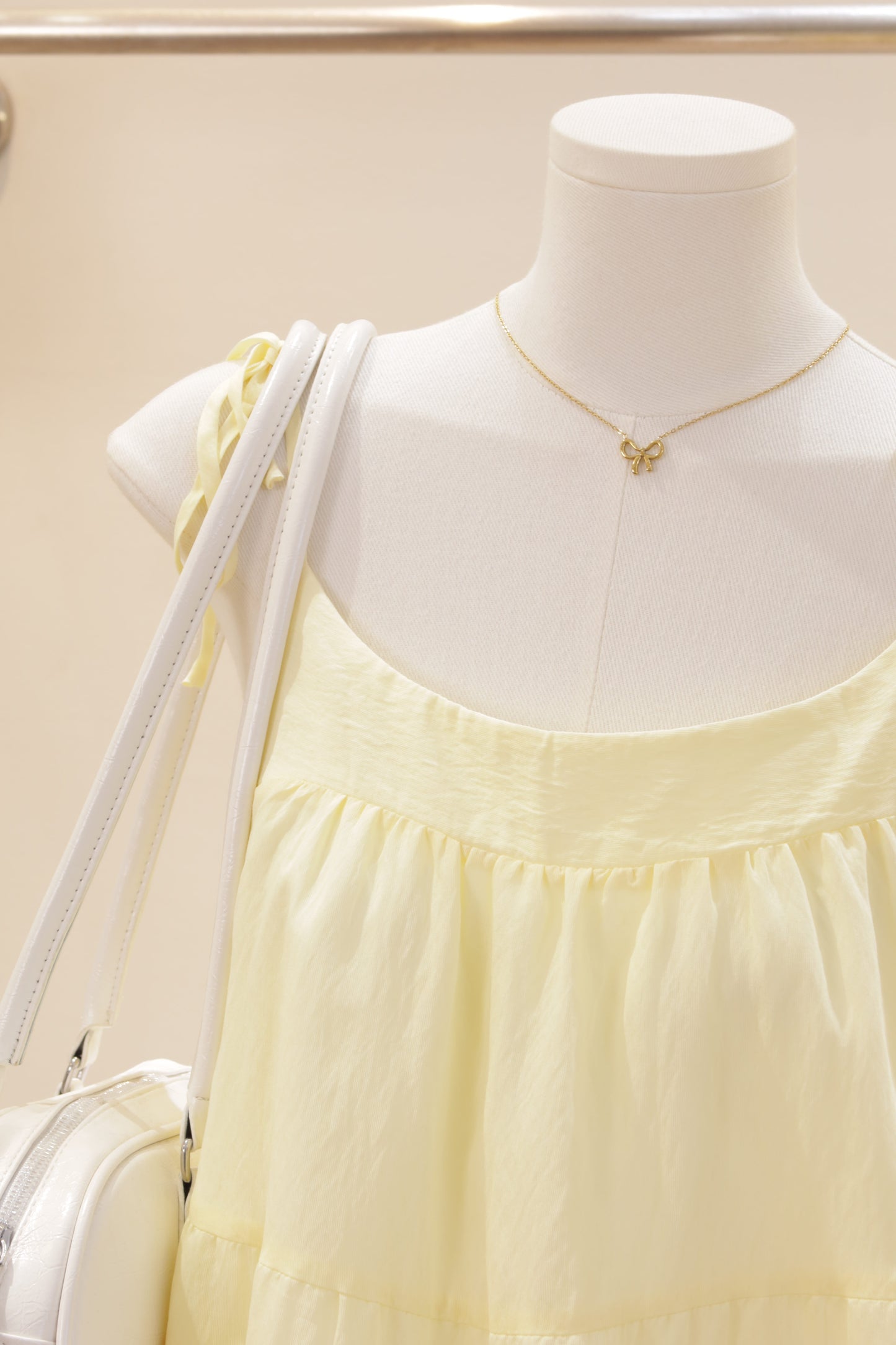 Tellow flowy tank top