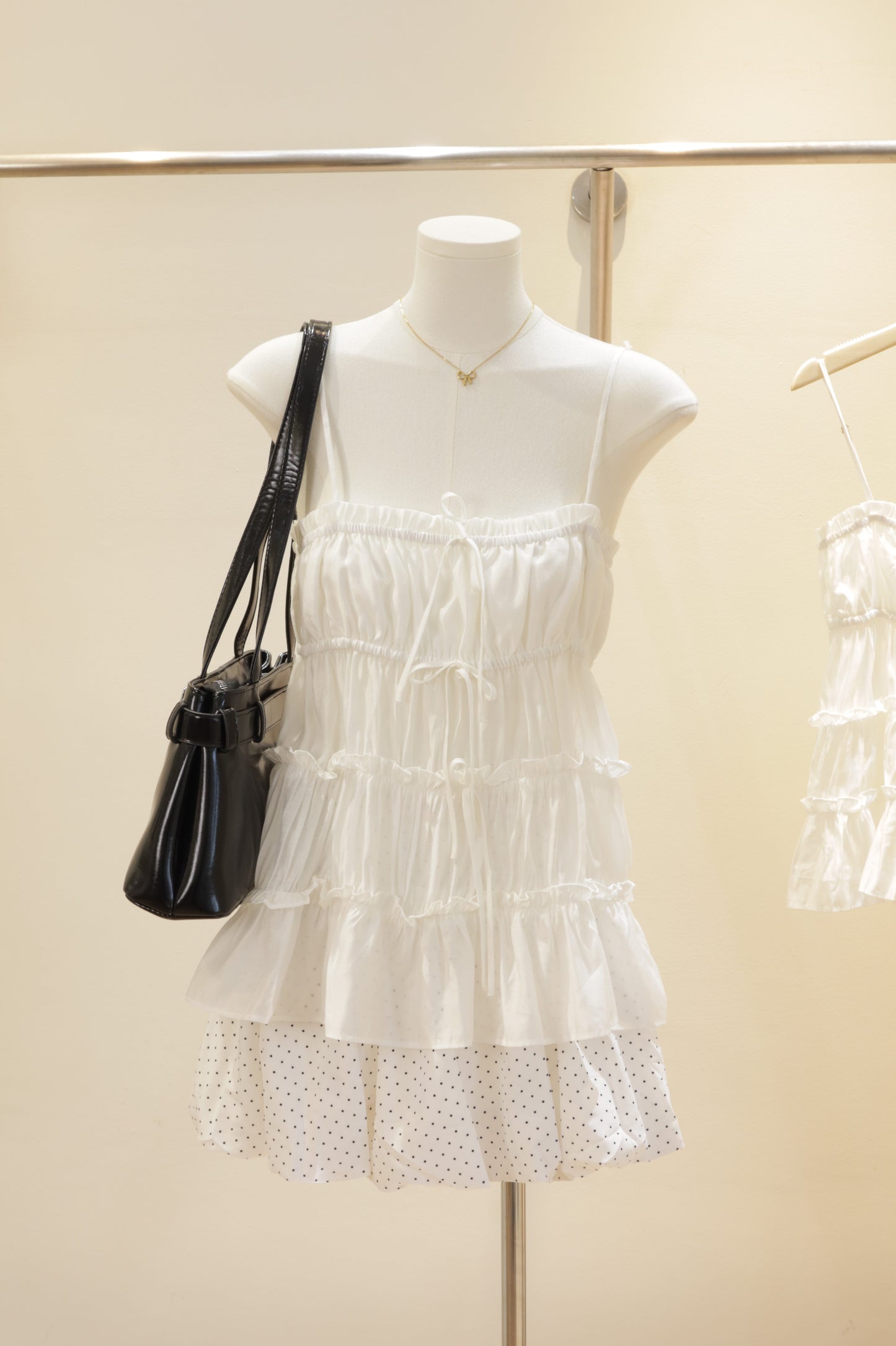 Layered ruffled flowy top