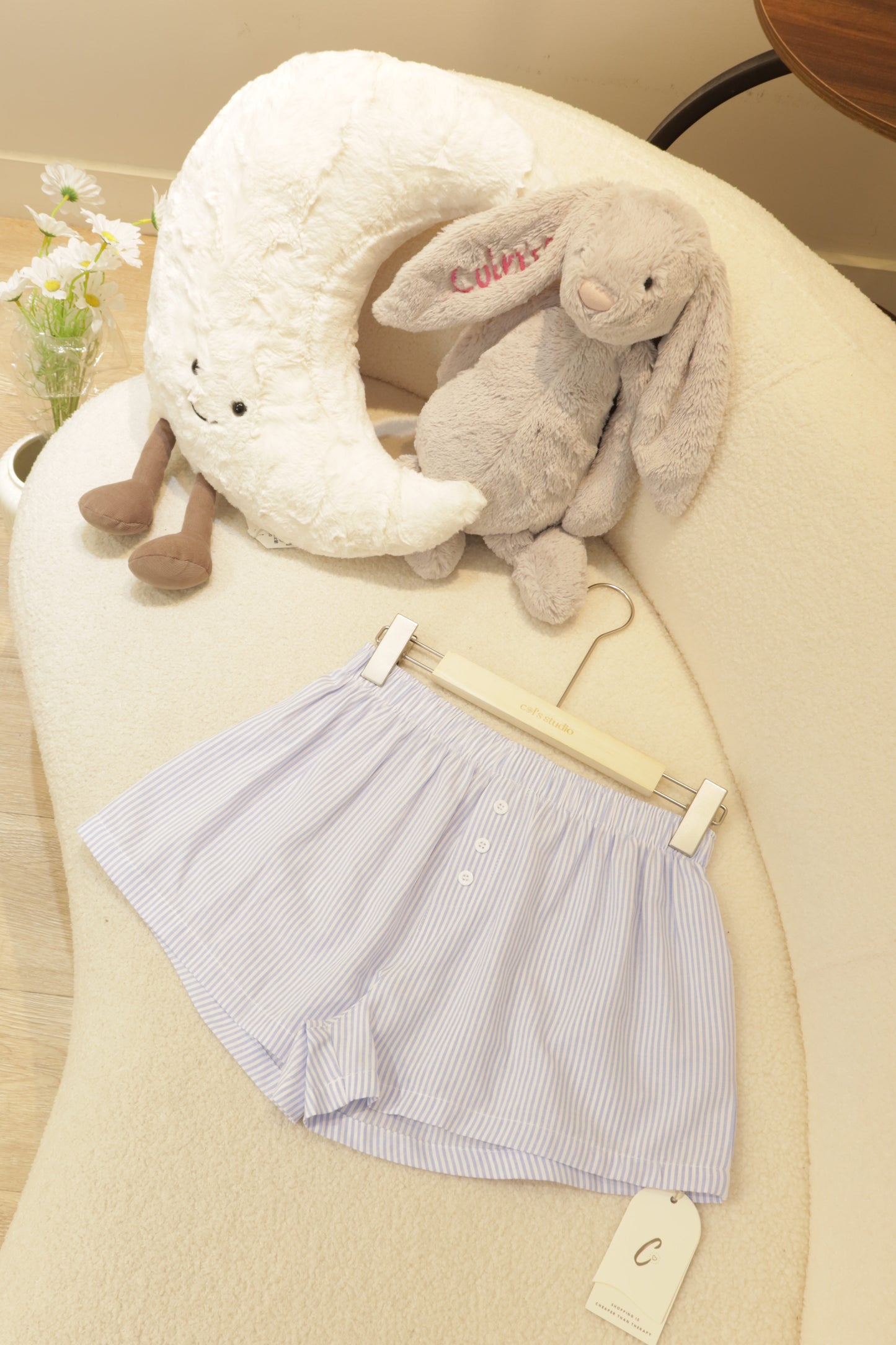 LIGHT BLUE SUMMER SHORTS