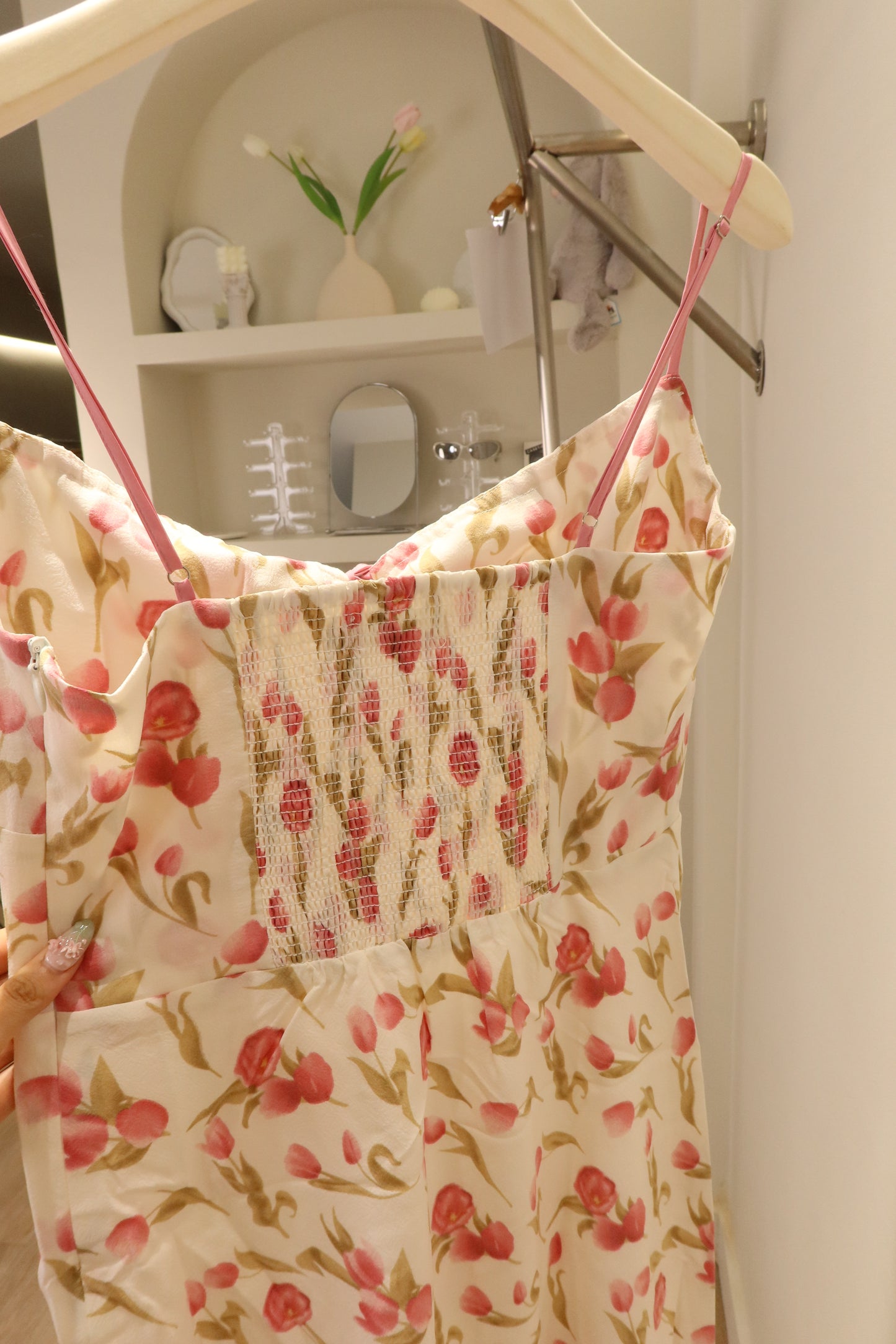 Tulip print dress