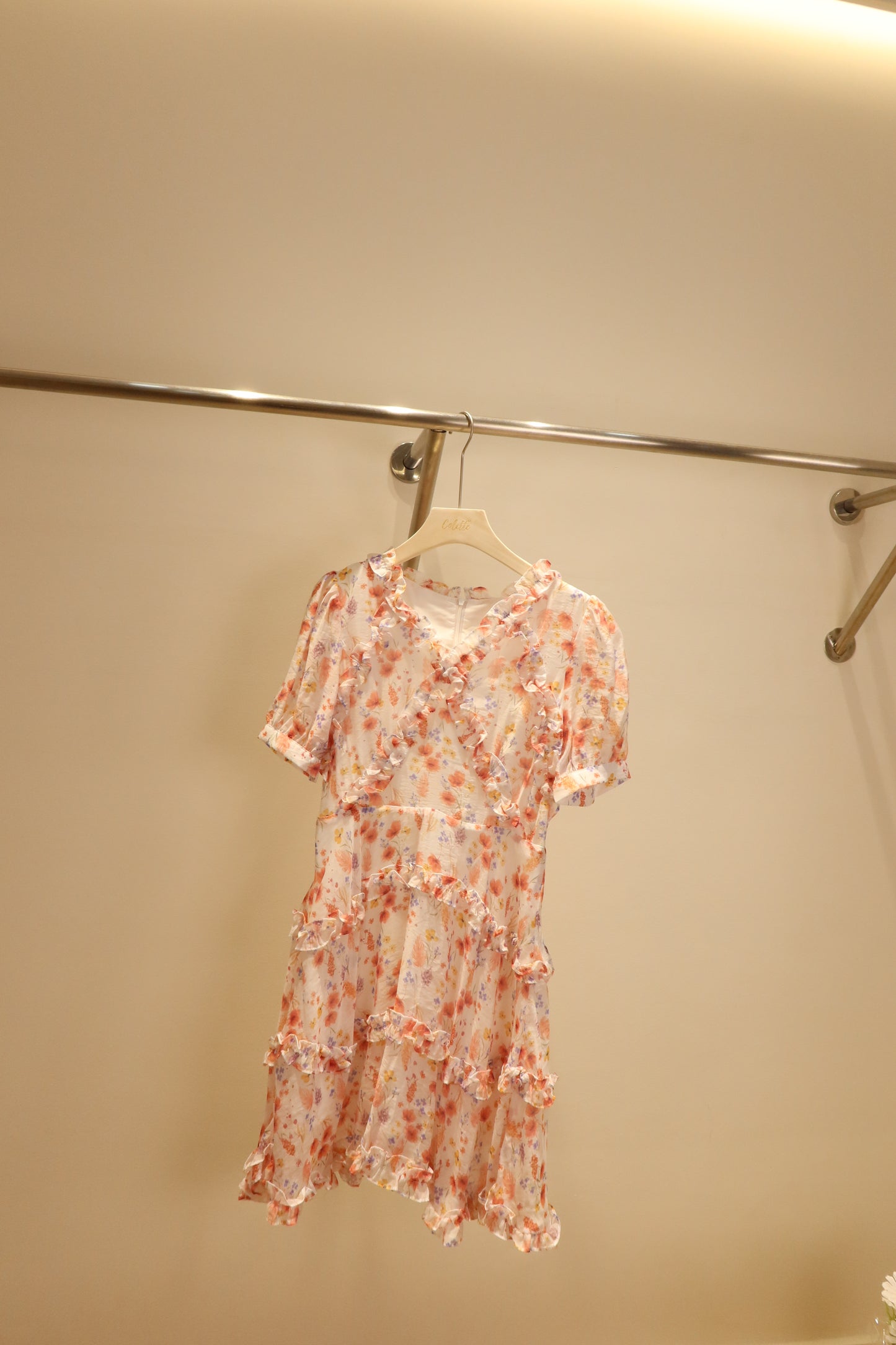 Tulip print dress