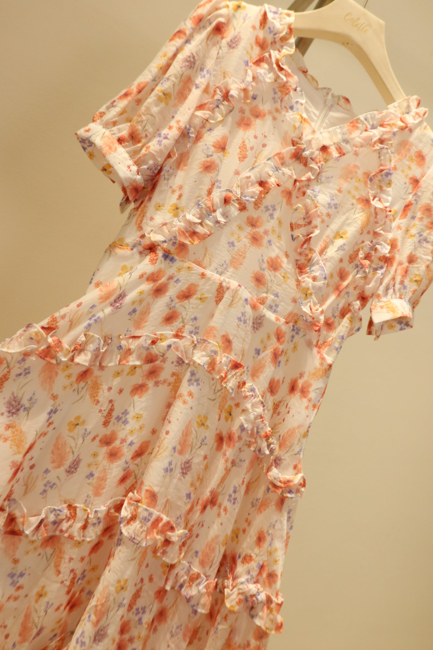 Tulip print dress
