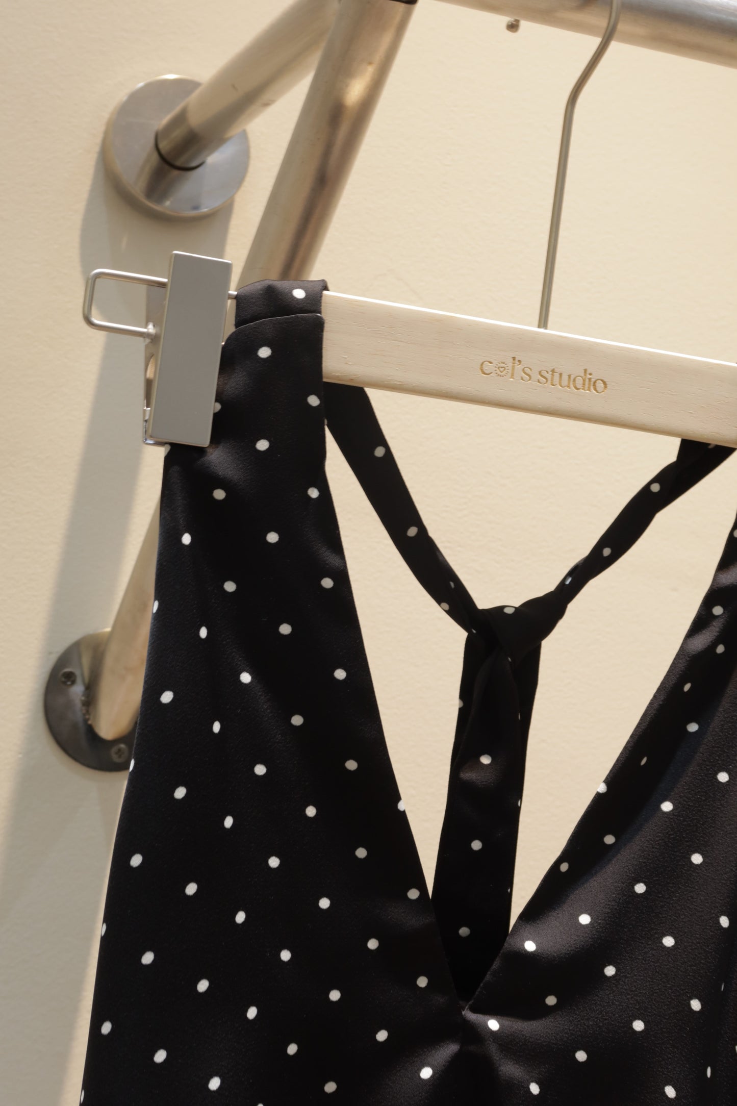 Polkadot halter top