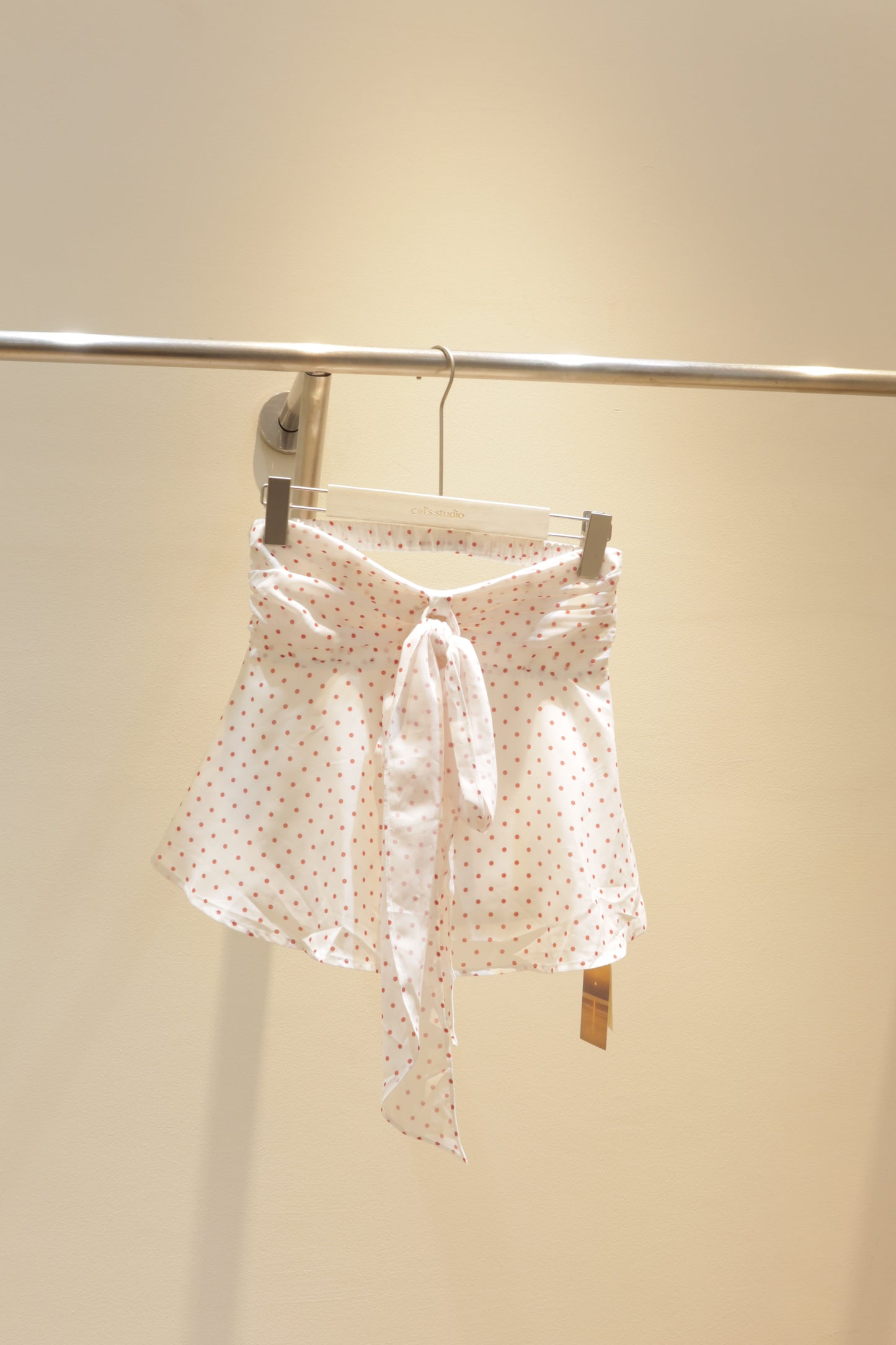 Polkadot tube top