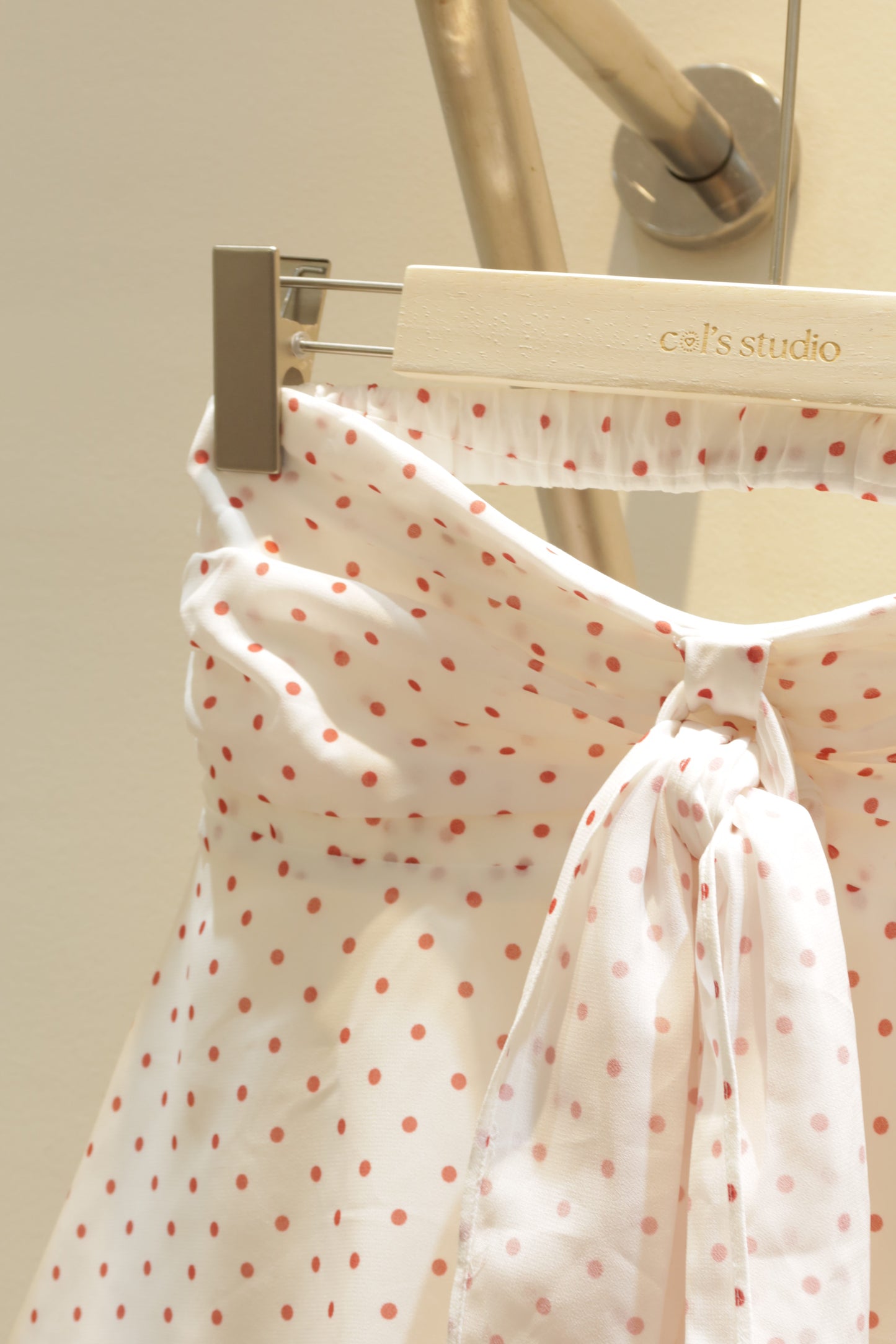 Polkadot tube top