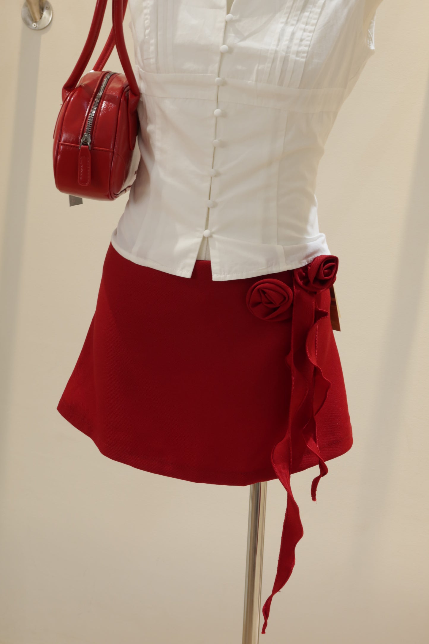 White slim fit blouse