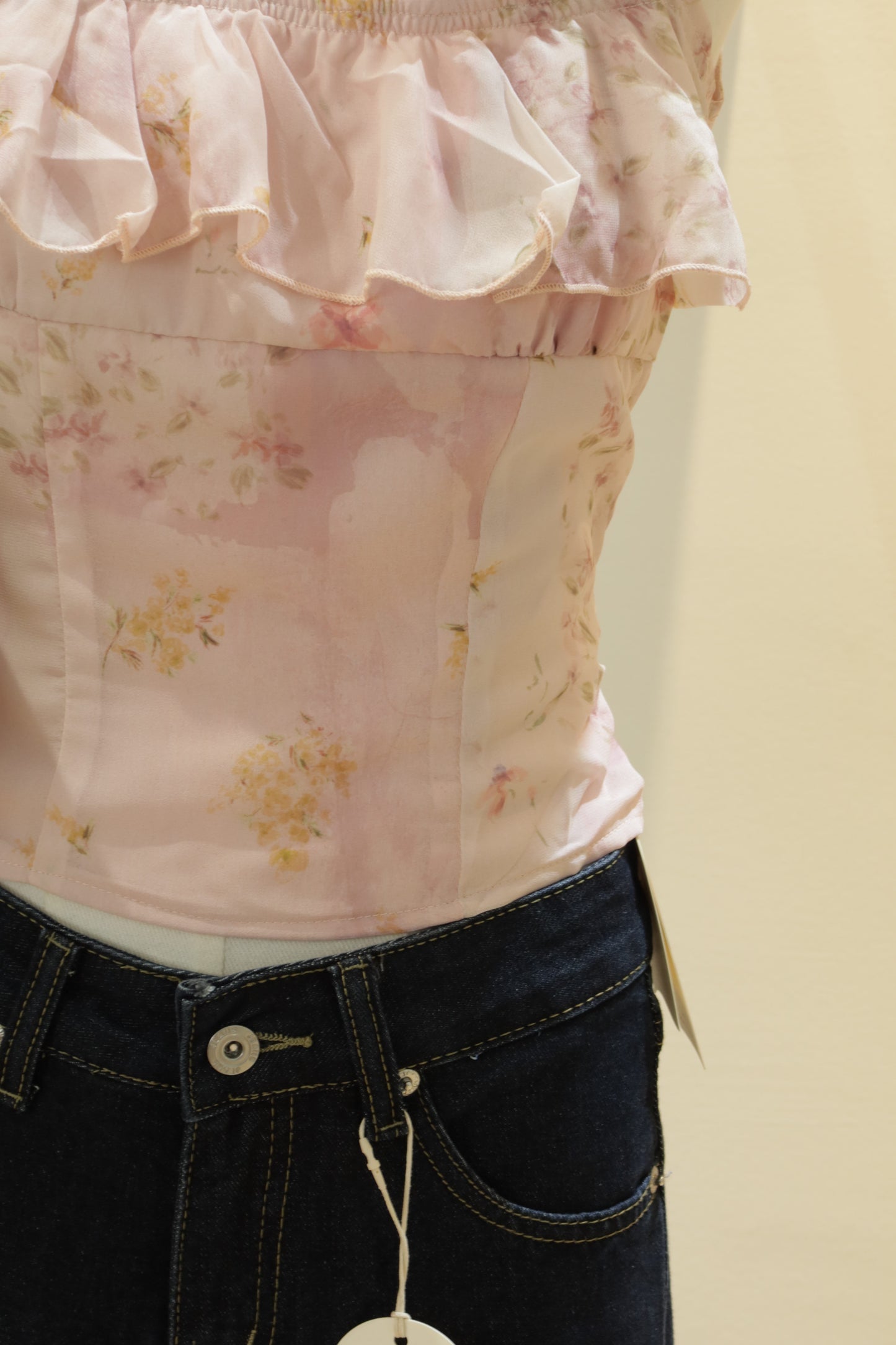 Pink floral top