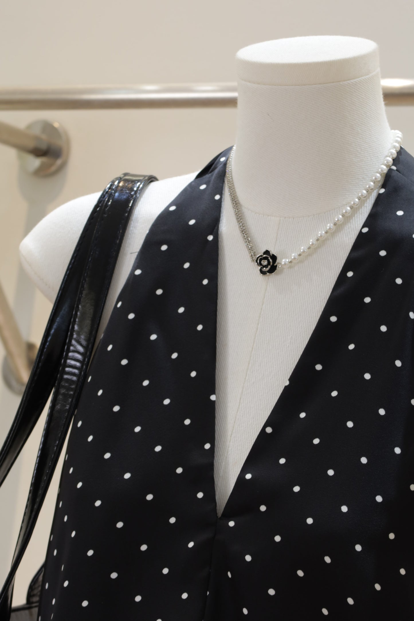 Polkadot halter top