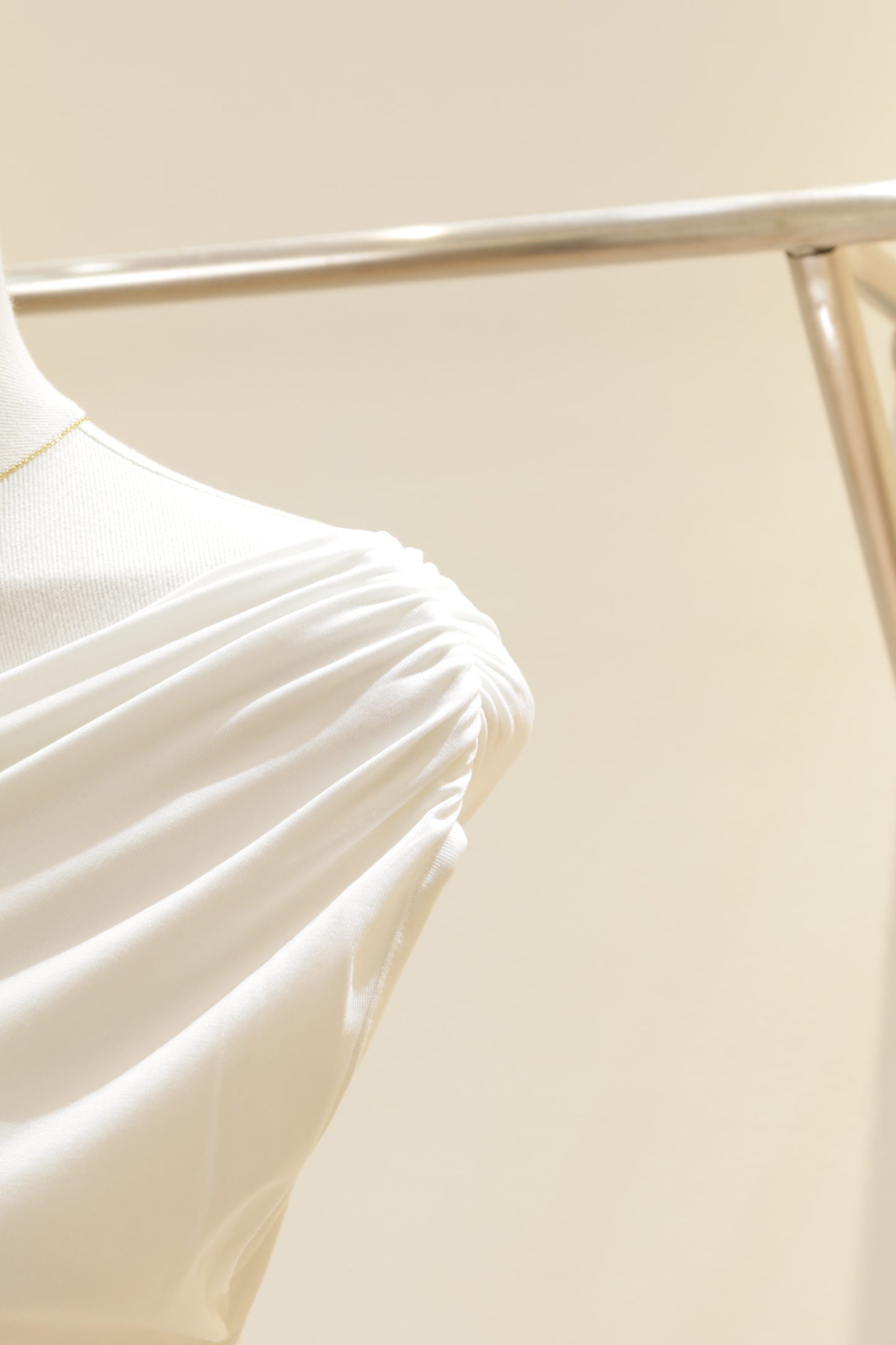 White off shoulder top