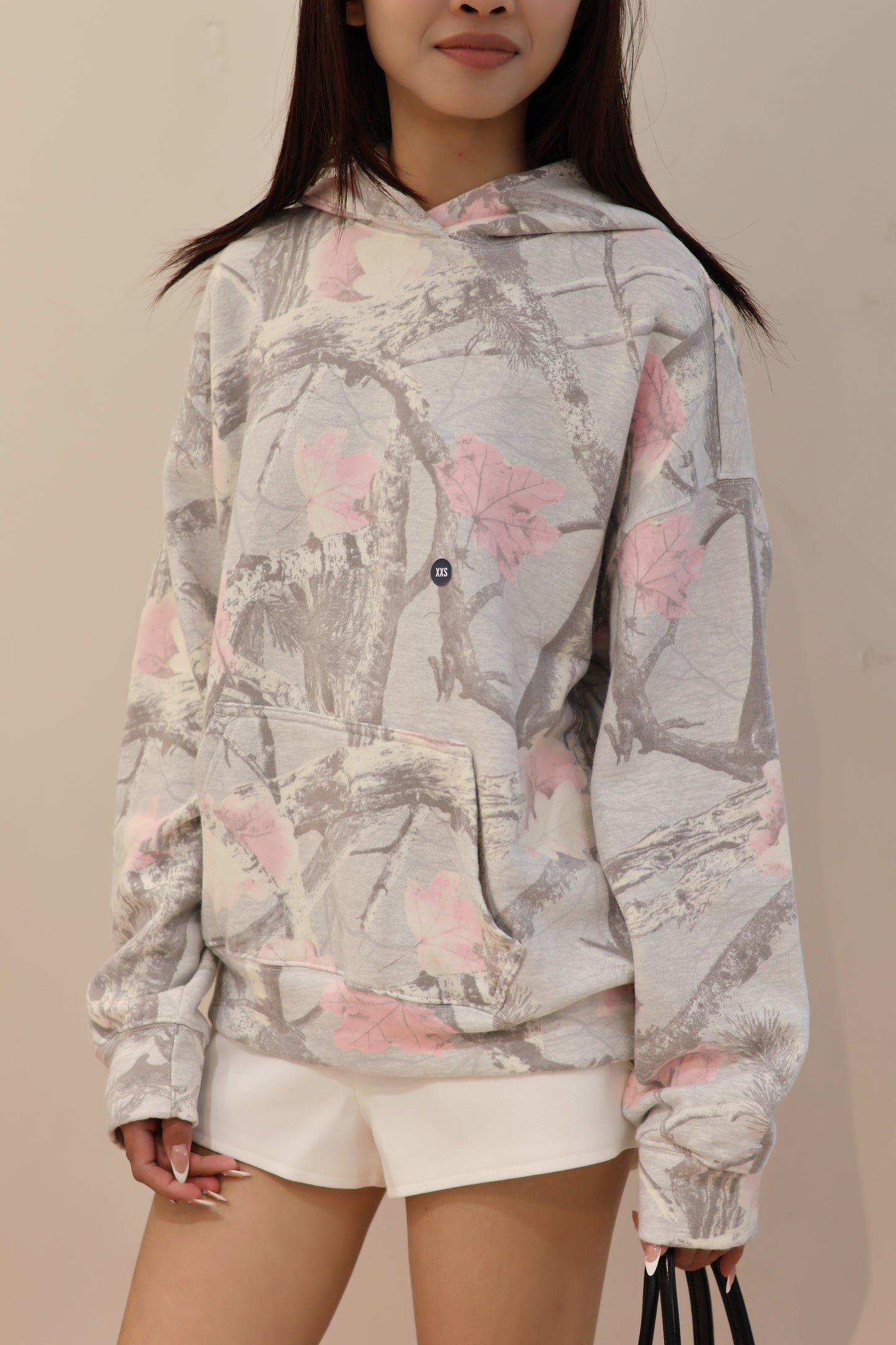HOLLISTER PINK CAMO HOODIE