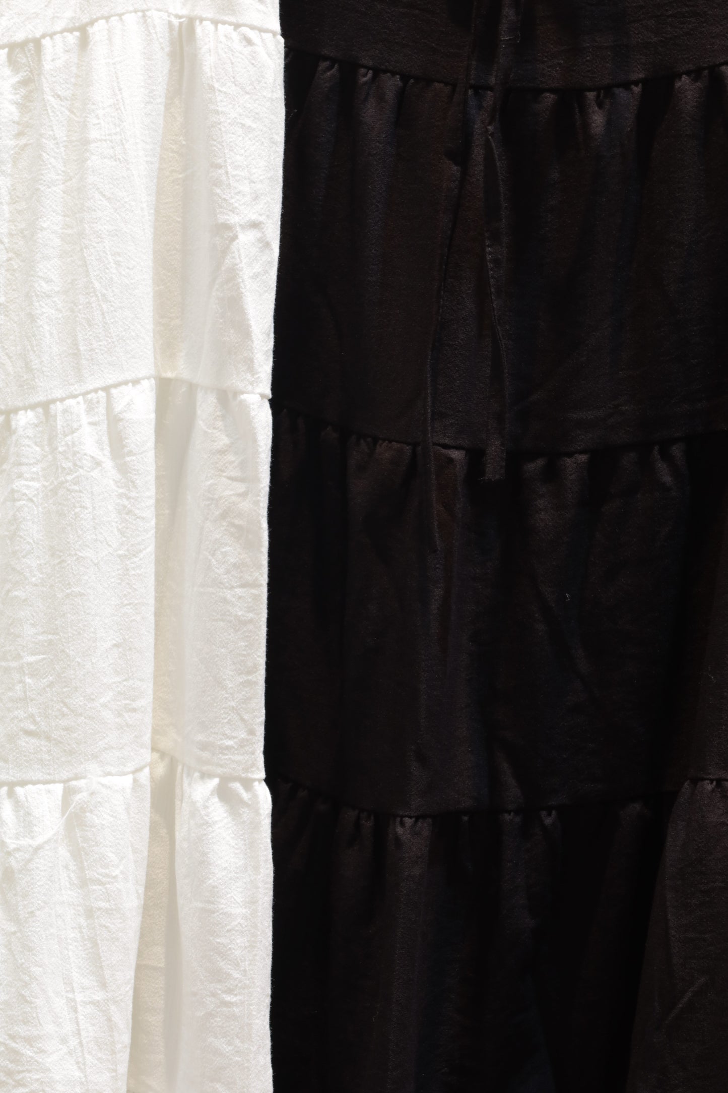 Linen long skirt