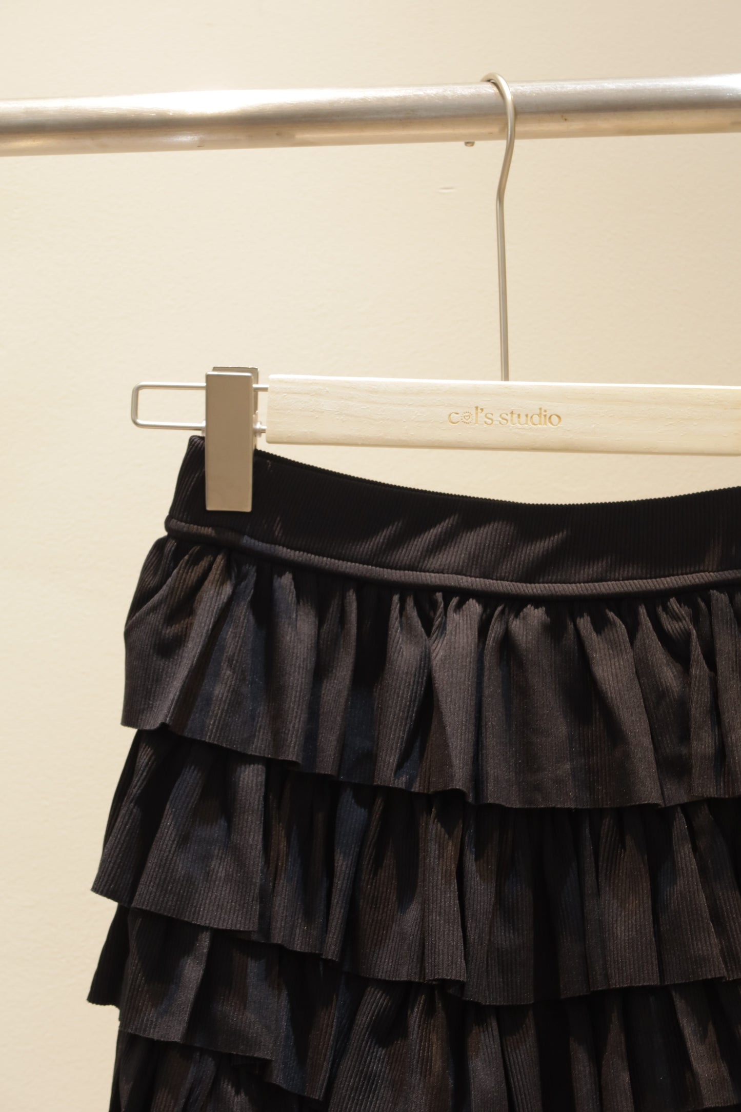 Ruffled mini skirt