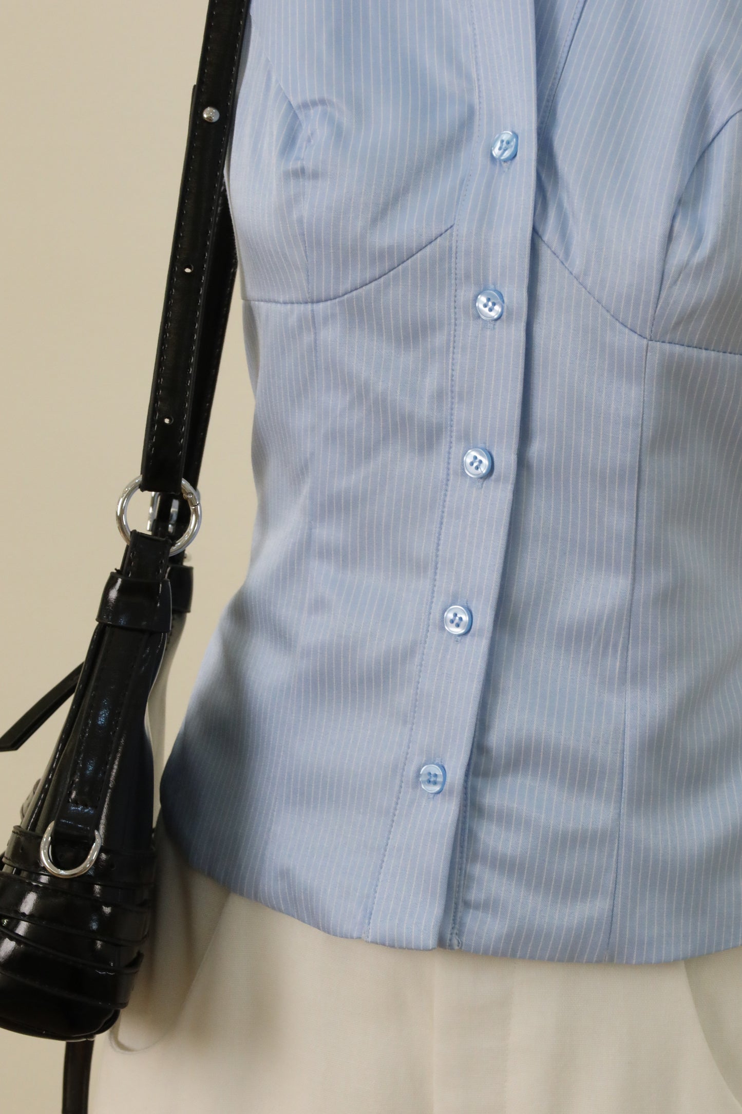 Polo slim fit blouse