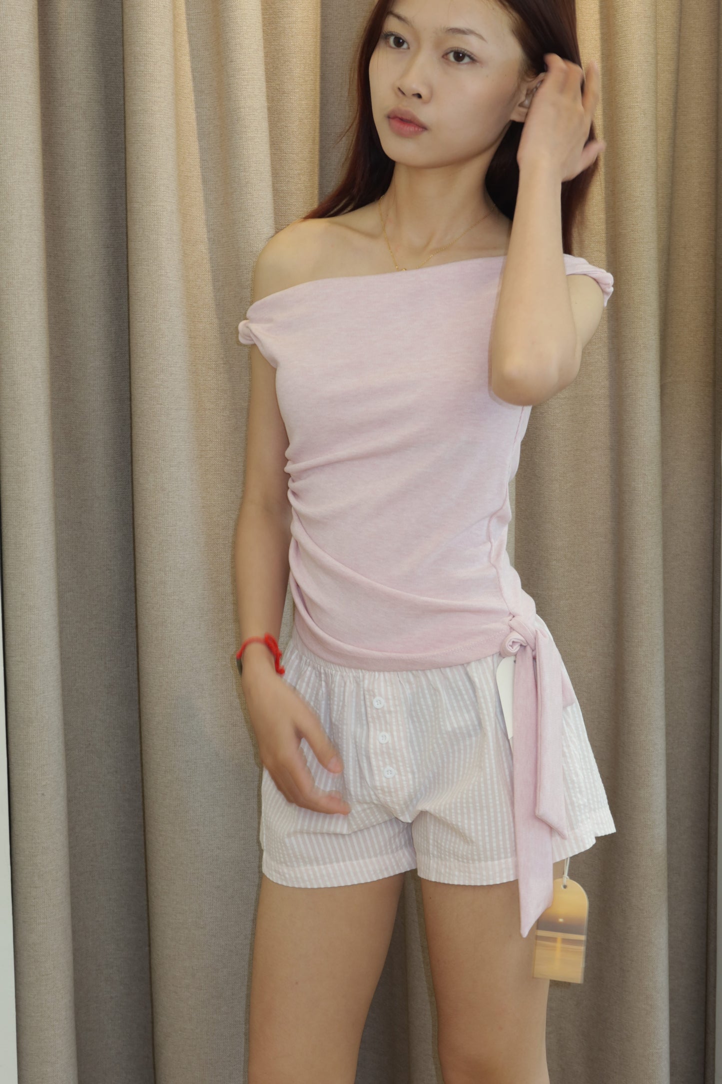 PASTEL OFF SHOULDER TOP