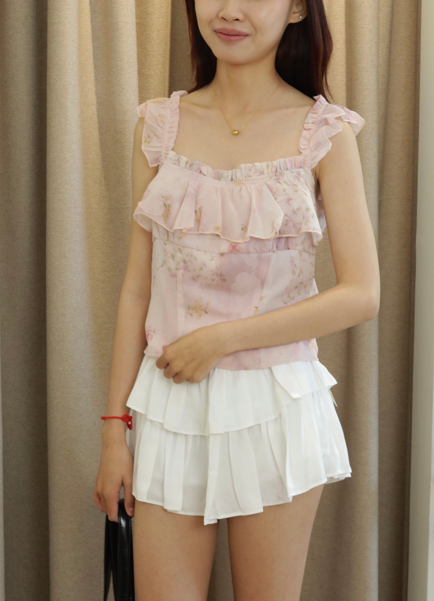Pink floral top