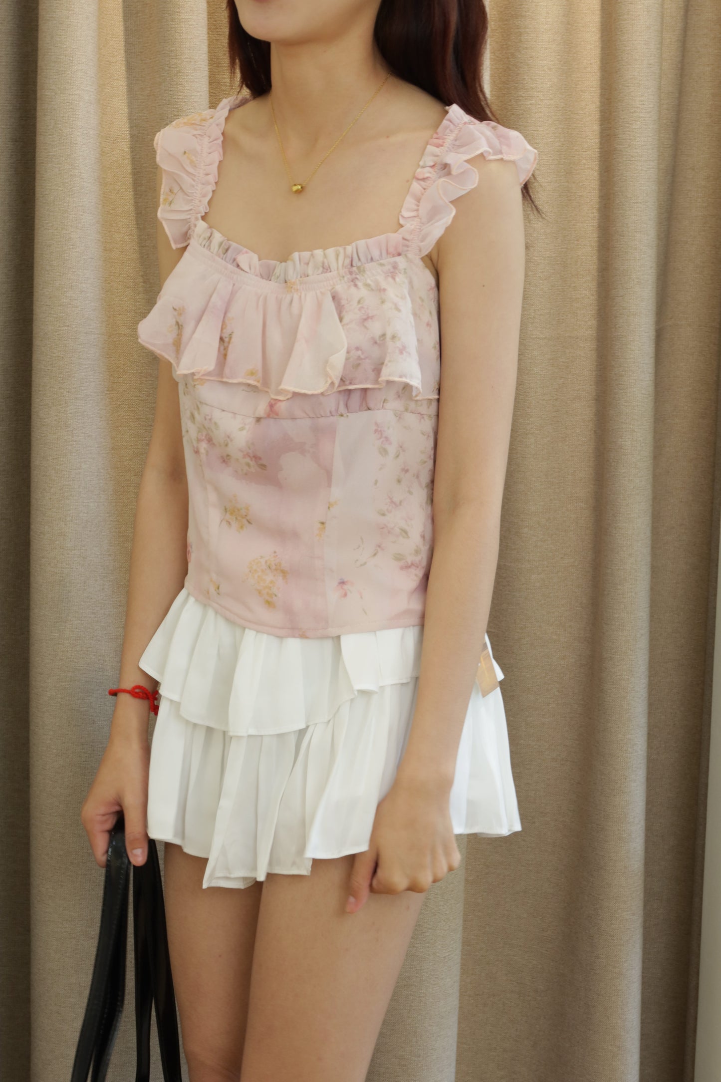 Pink floral top