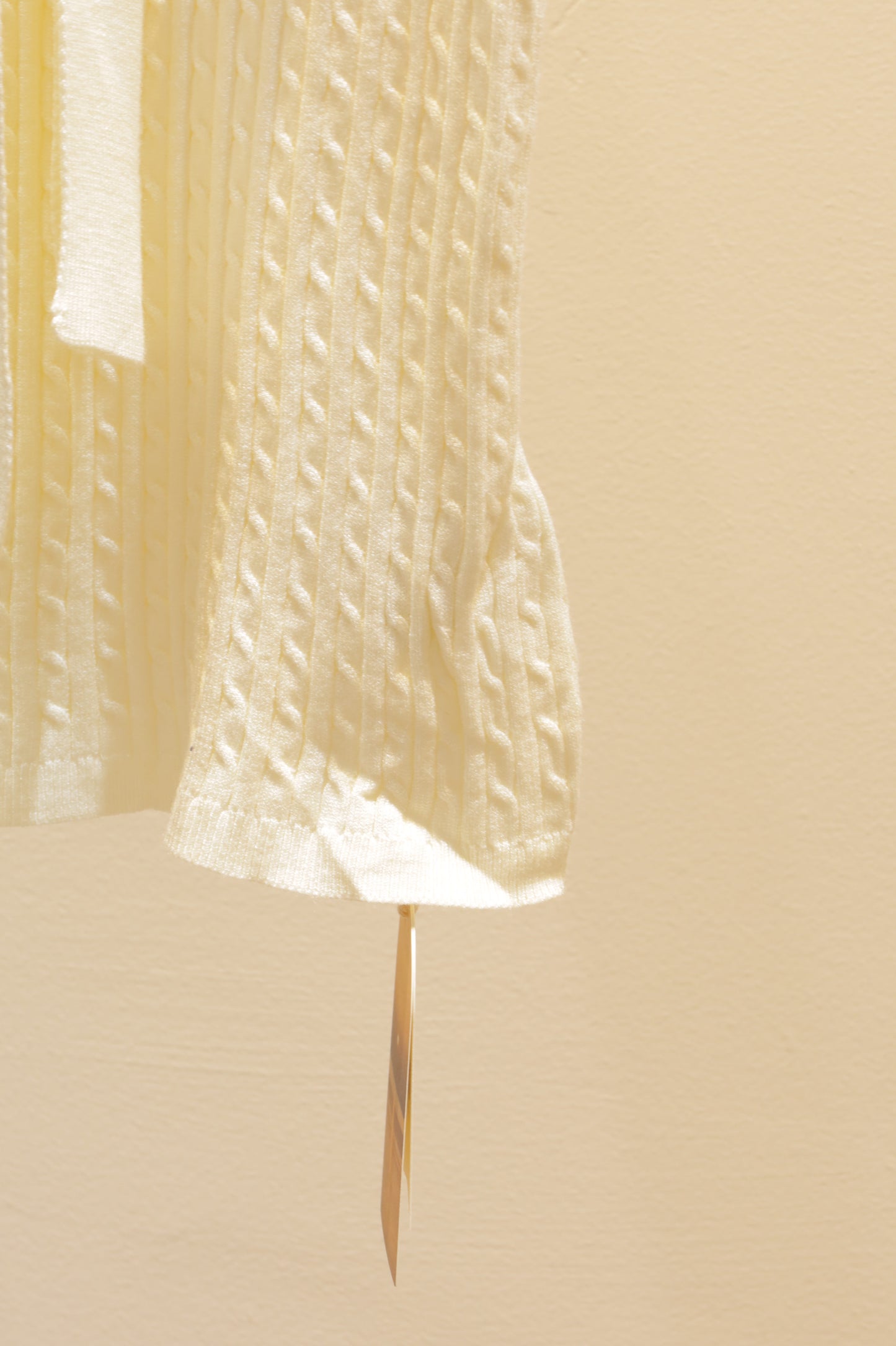 Knitted polo lace top