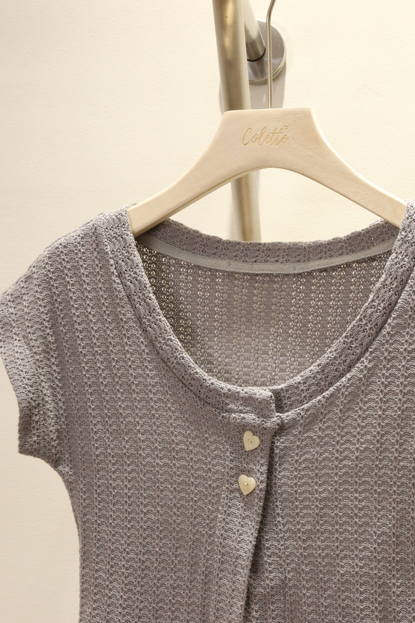 TWO HEARTS BUTTONS TOP