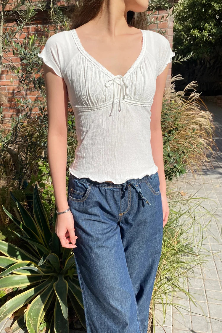 BRANDY Lani Top - White / S