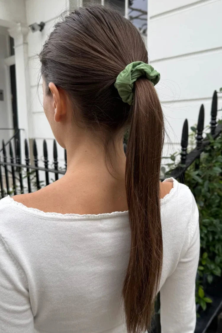 BRANDY BASIC SCRUNCHIE -GREEN
