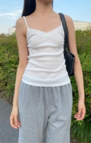 BRANDY Arden Lace Tank - White