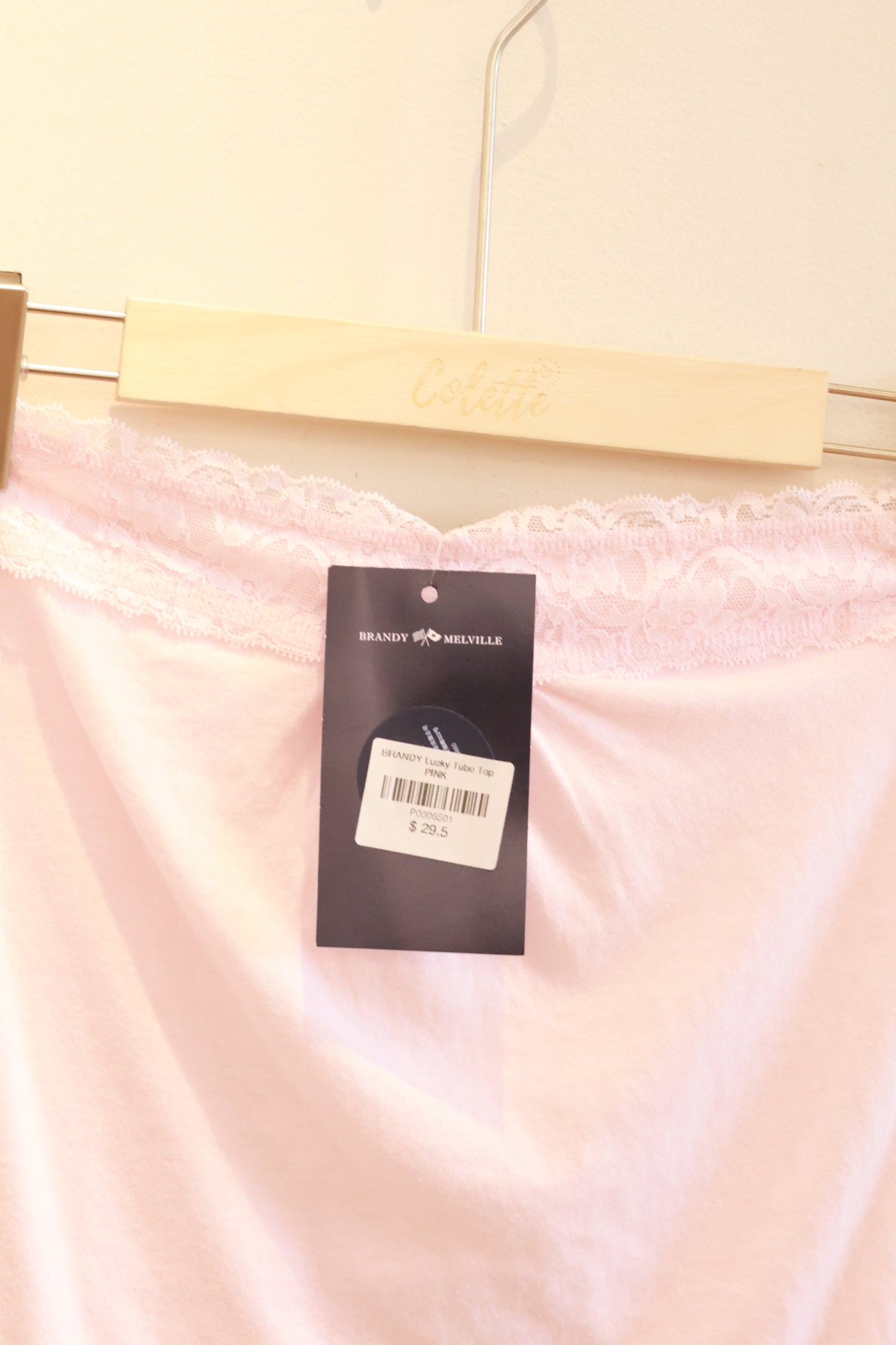 BRANDY Lucky Tube Top  -PINK