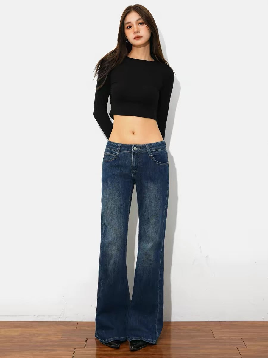 Vintage Blue Low Waist Jeans