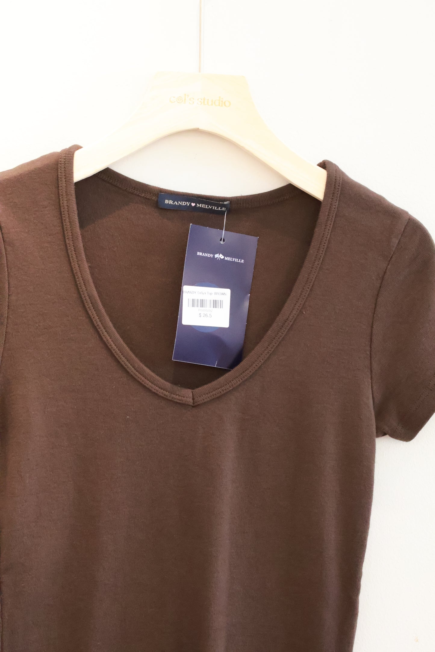 BRANDY Safiya Top- BROWN