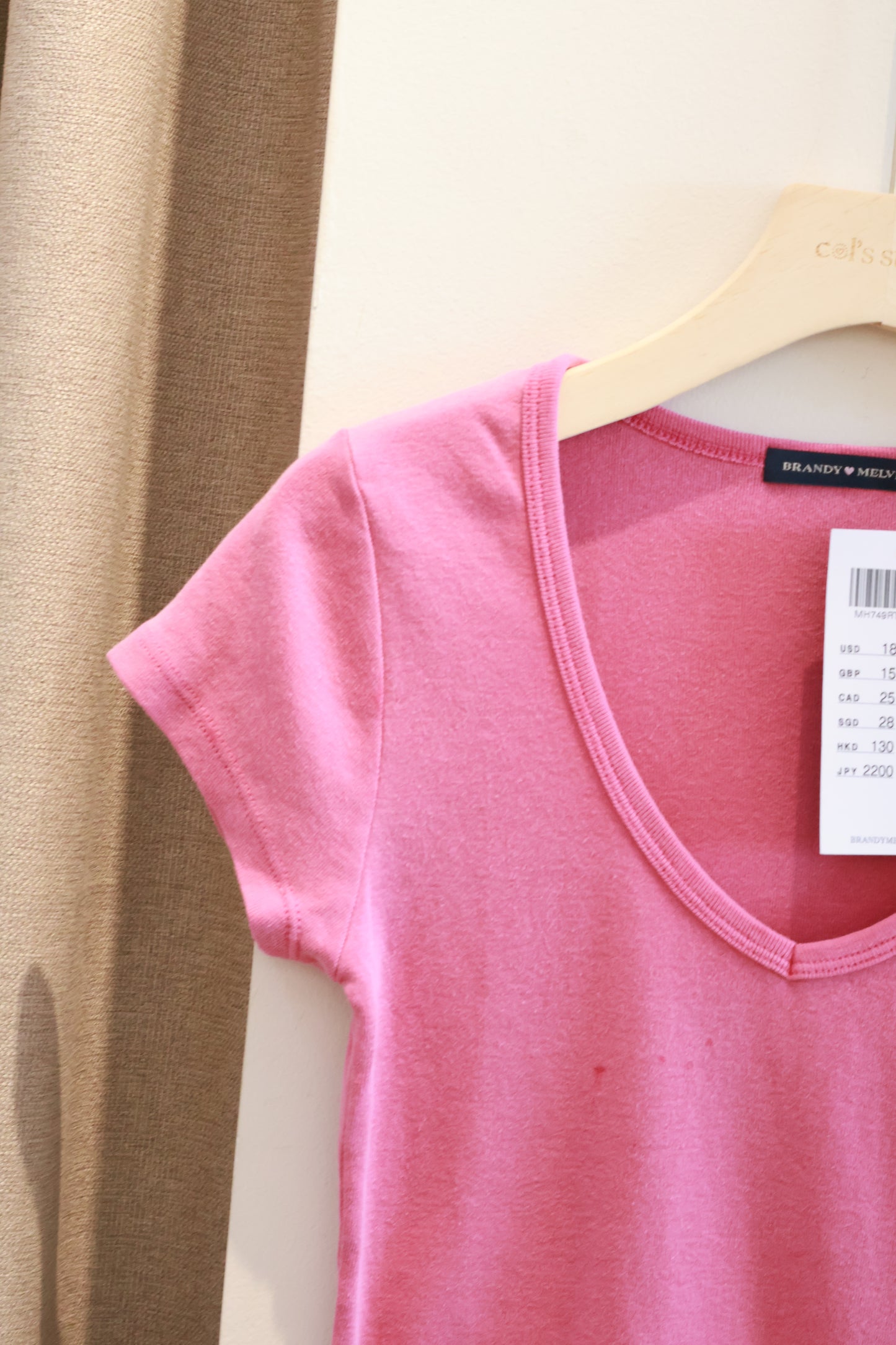 BRANDY Safiya Top  -ROSE RED