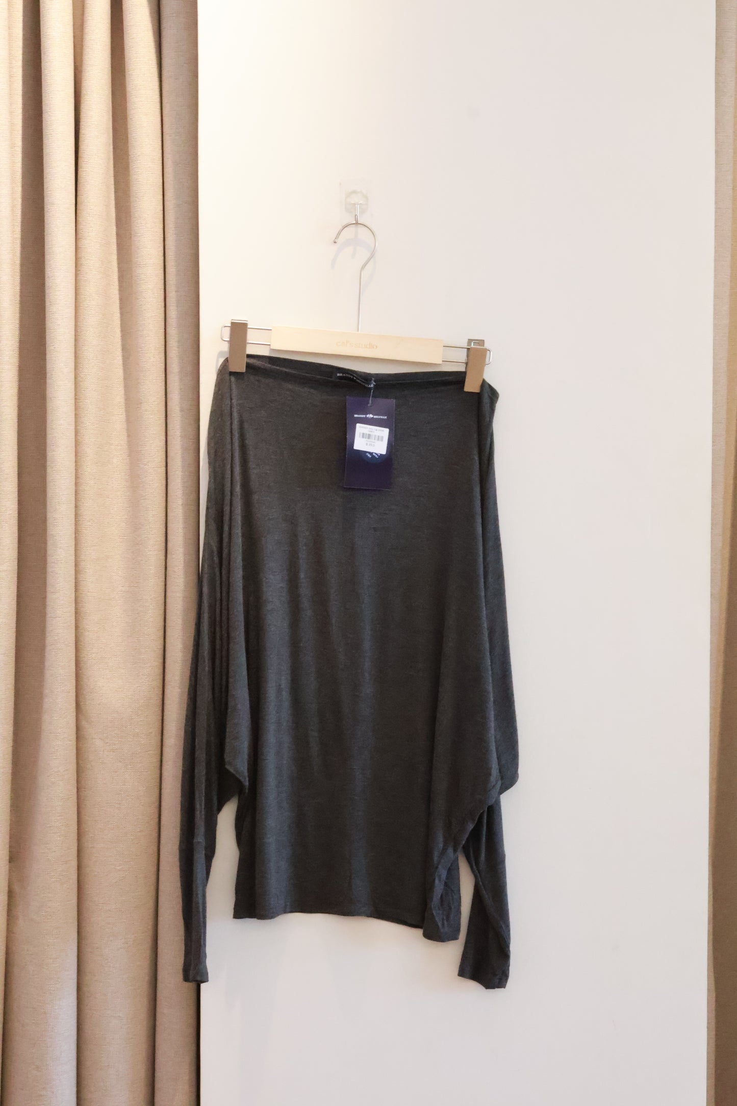 BRANDY Aina Top  -DARK GREY