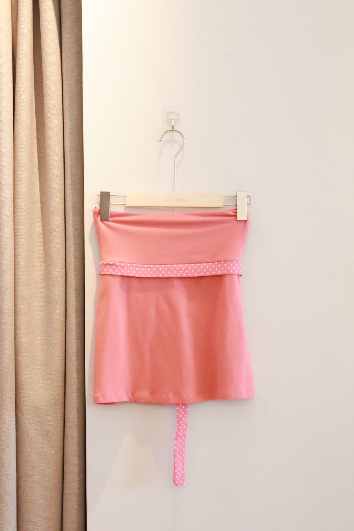 SUBDUED Strapless Tube Top  -CORAL