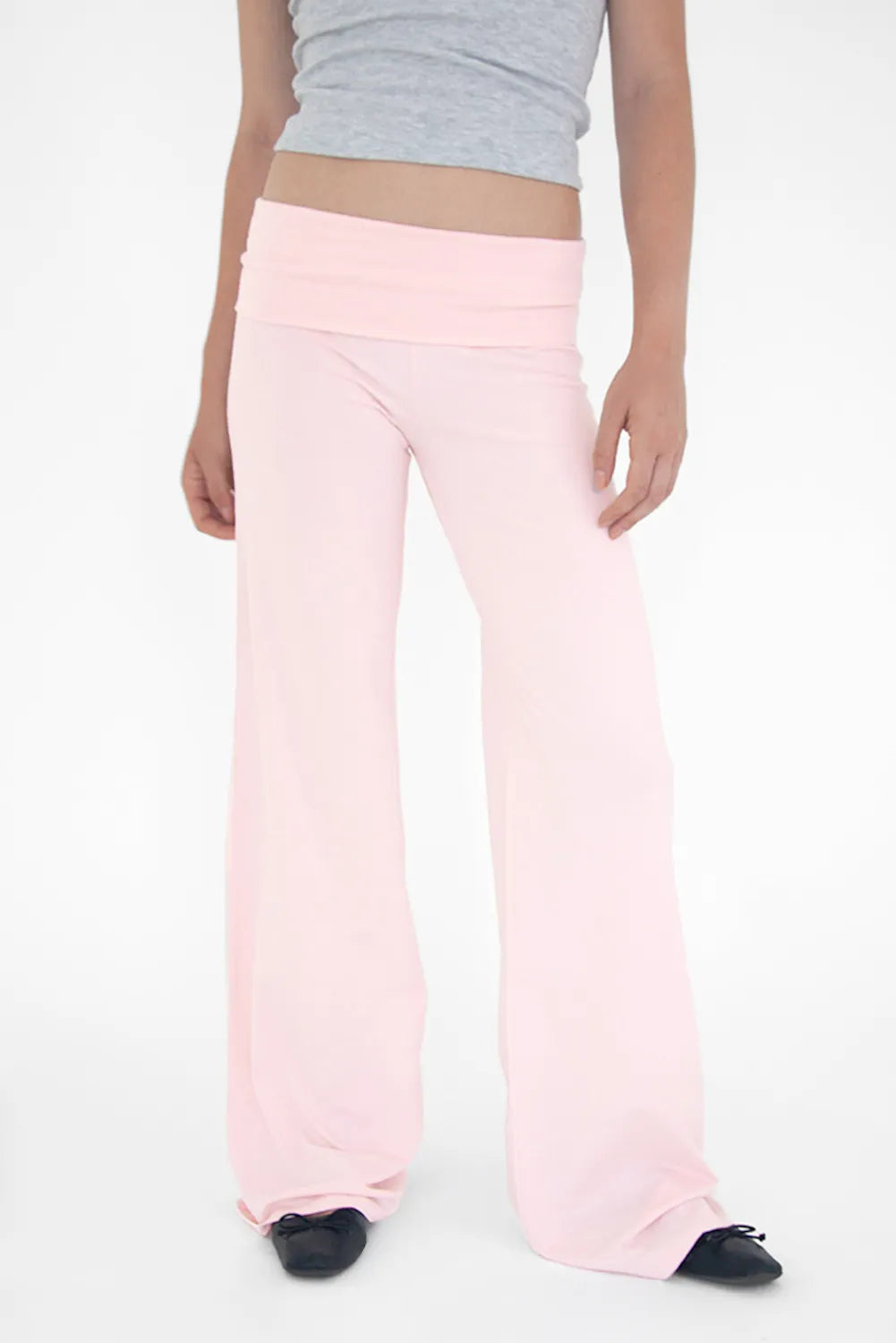 SUBDUED PINK WINGS Low Waist Pants