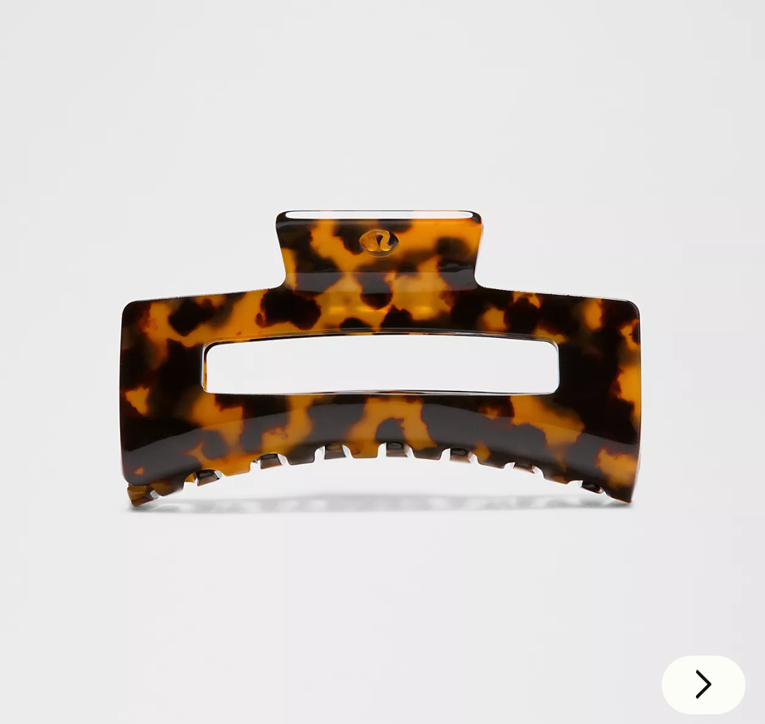 LULULEMON Extra-Large Claw Hair Clip FRPR/BTCA