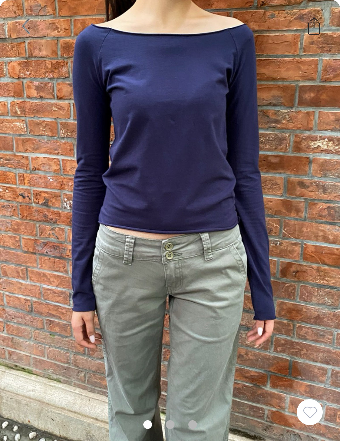 BRANDY Bonnie Top- NAVY