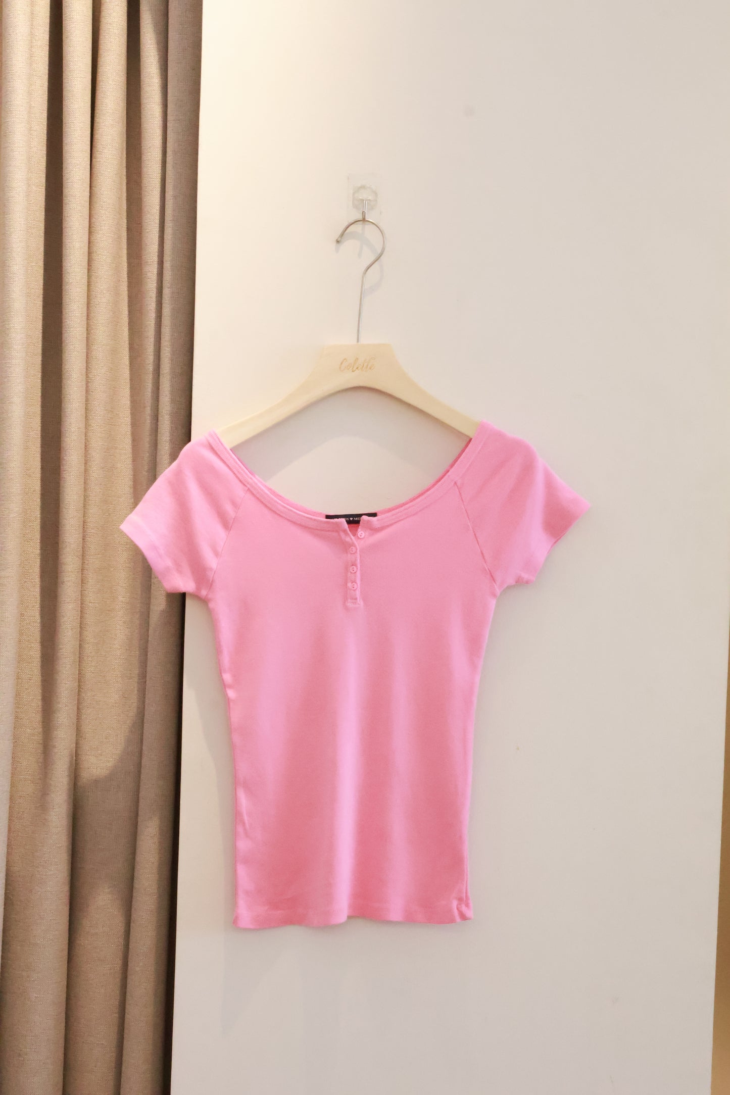 BRANDY Zelly Top  -PEACH PINK
