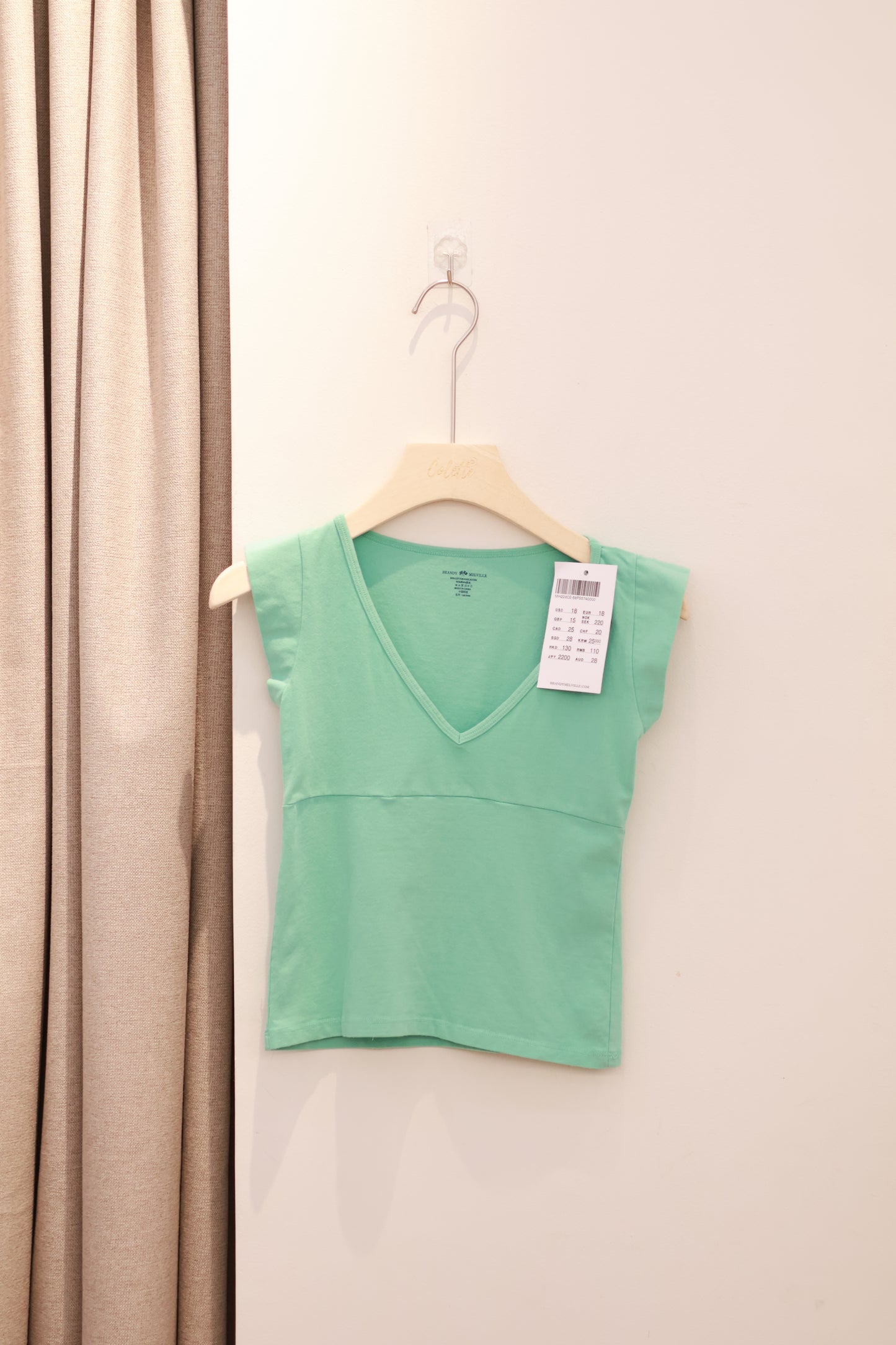 BRANDY Amara short sleeve - TEAL