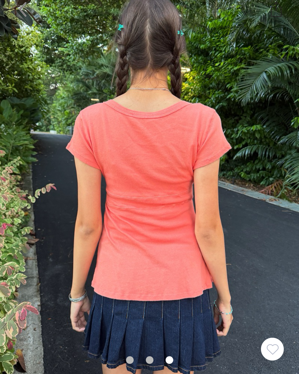 brandy Naia Top- orange