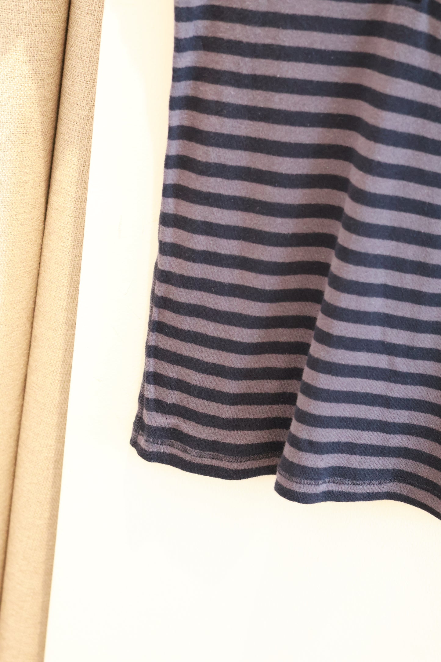 BRANDY Ginny Striped Top- NAVY