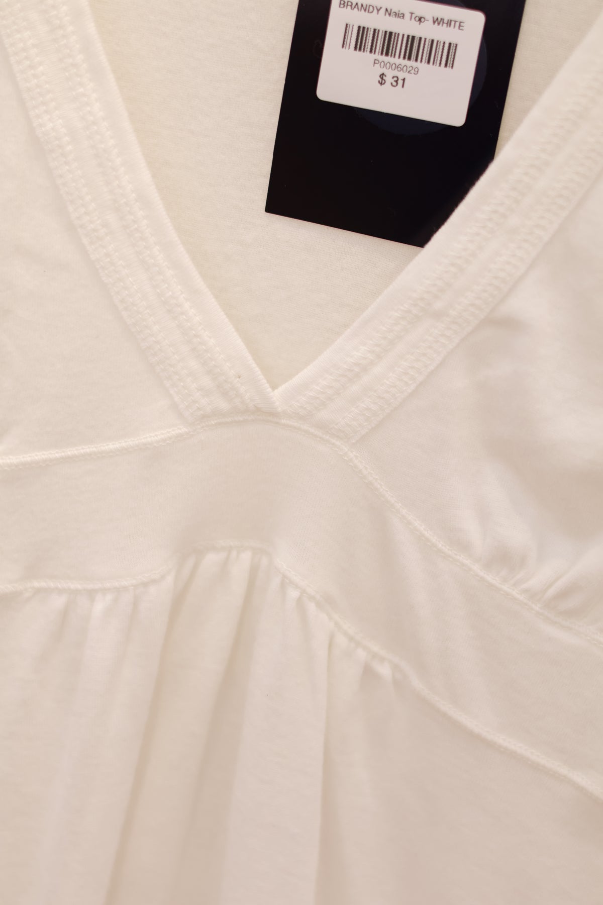 BRANDY Naia Top- WHITE